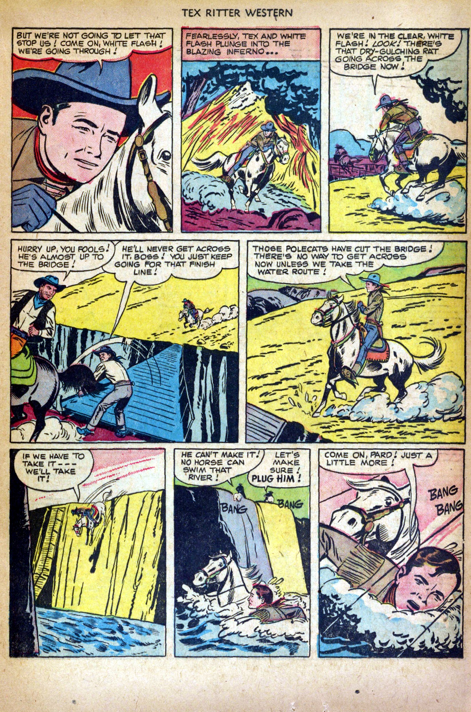 Read online Tex Ritter Western comic -  Issue #4 - 21