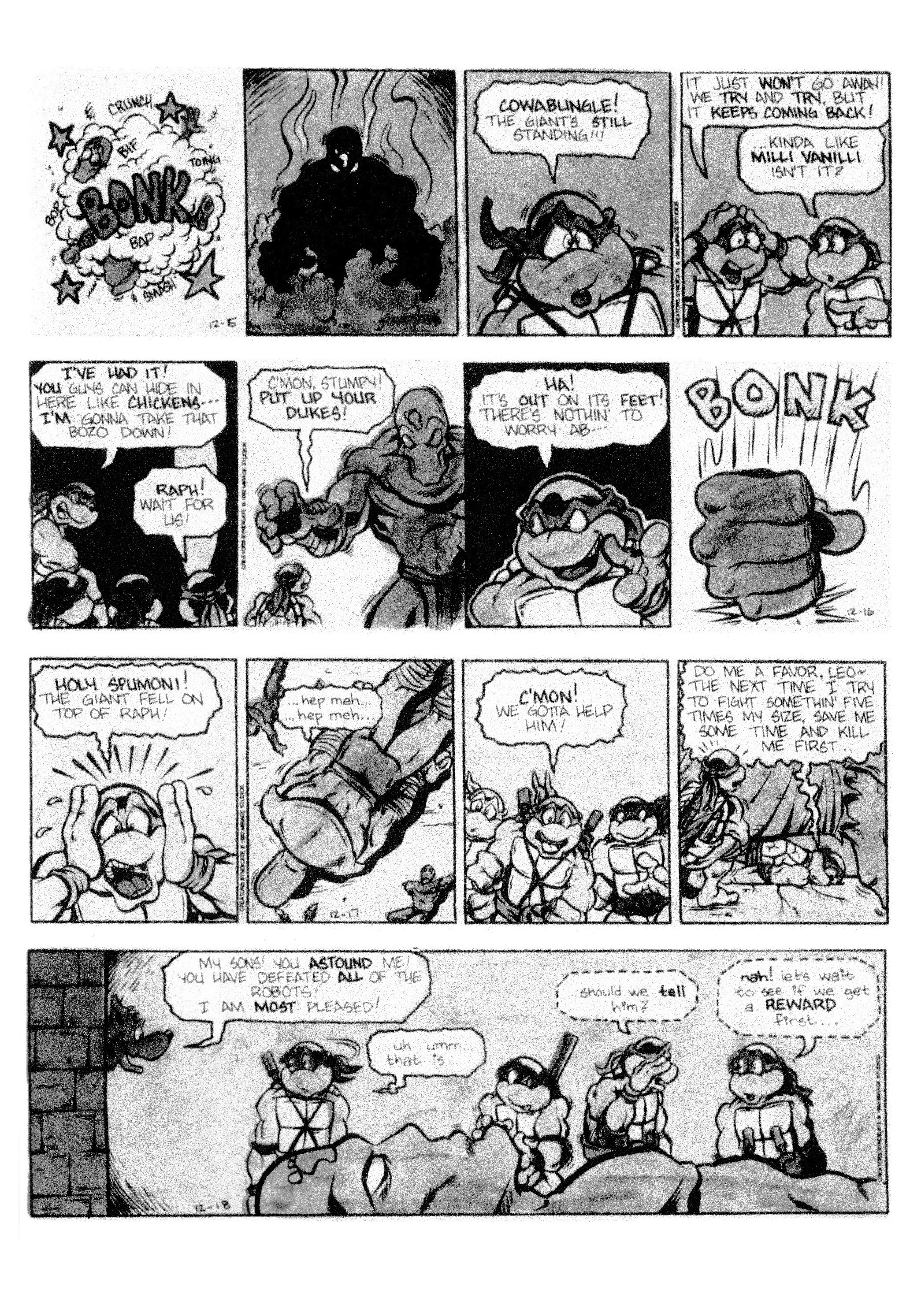 Read online Teenage Mutant Ninja Turtles: Complete Newspaper Daily Comic Strip Collection comic -  Issue # TPB 2 (Part 2) - 48
