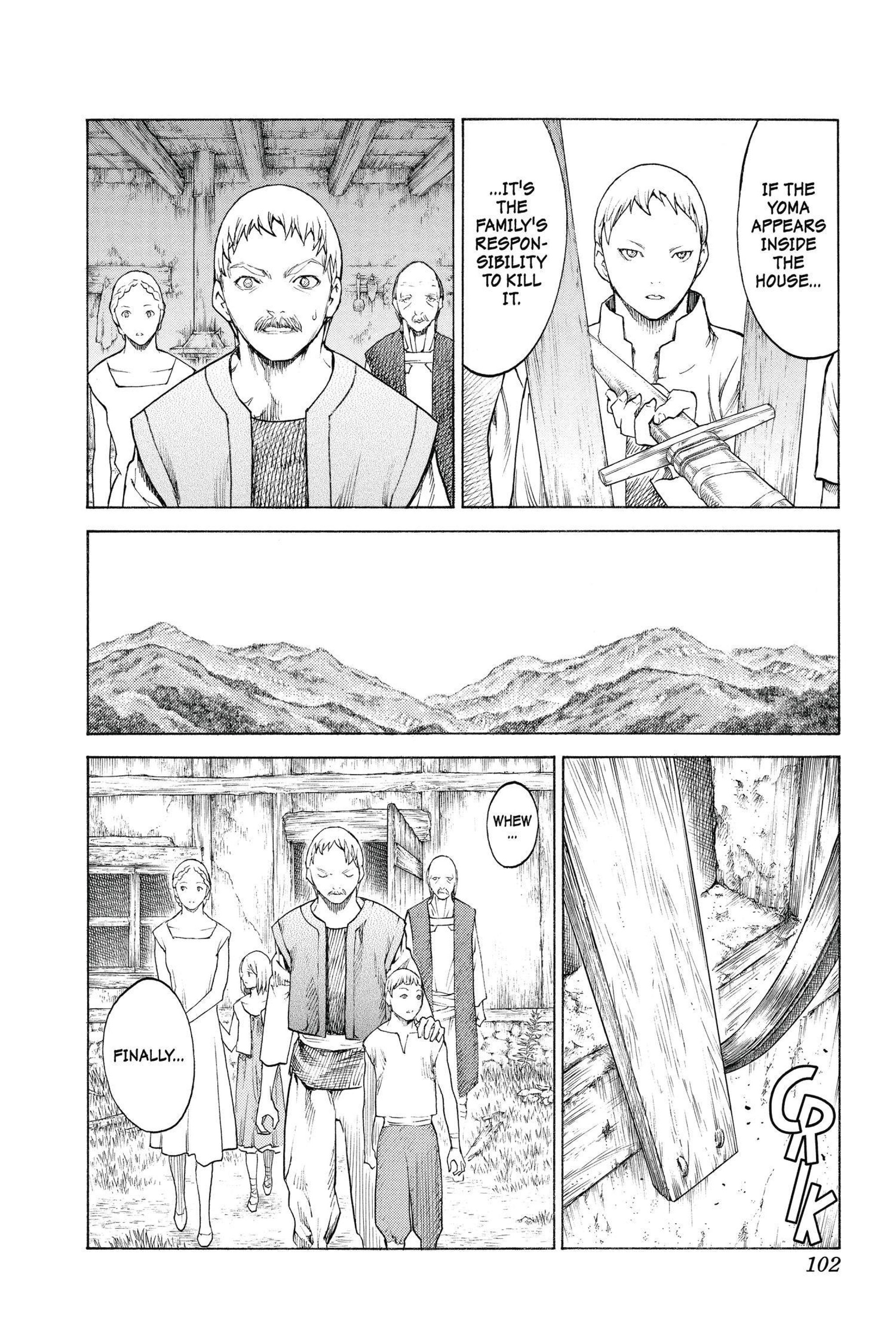 Read online Claymore comic -  Issue #24 - 95