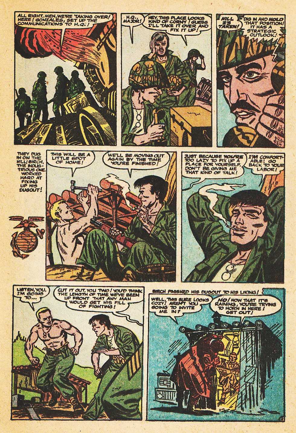 Read online Marines in Action comic -  Issue #7 - 21