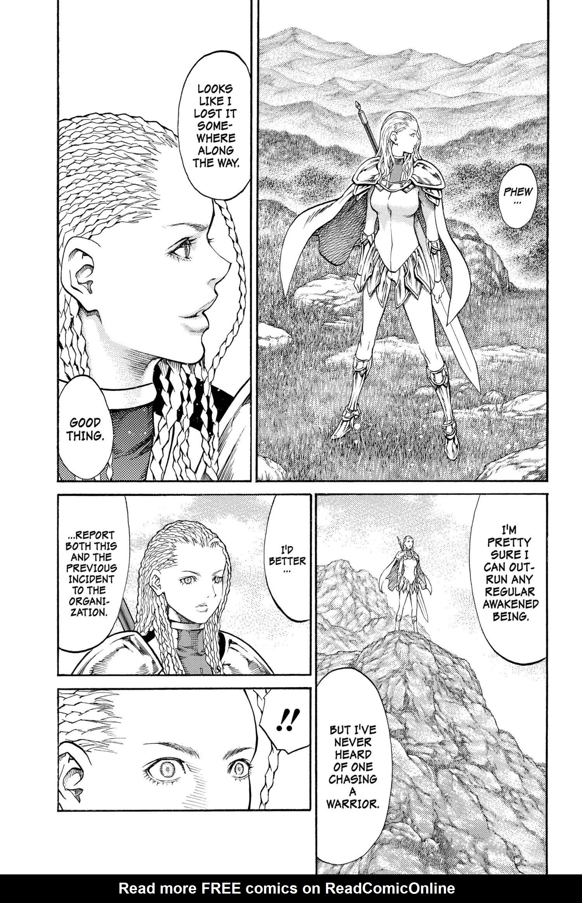 Read online Claymore comic -  Issue #15 - 116