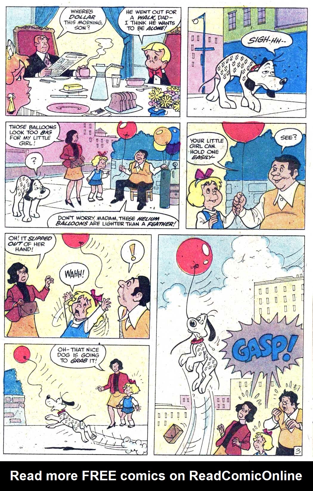 Read online Richie Rich & Dollar the Dog comic -  Issue #13 - 14