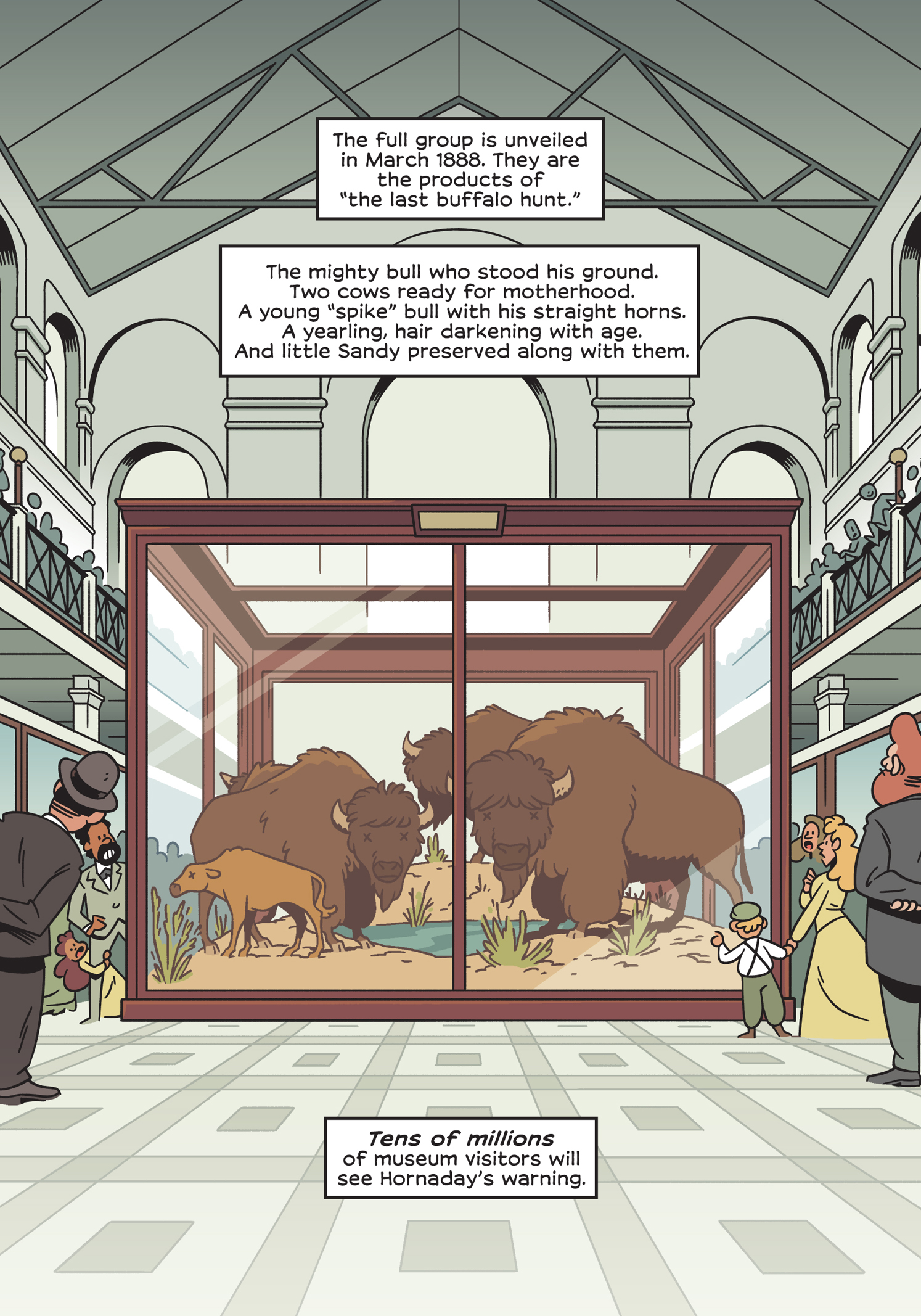 Read online History Comics comic -  Issue # The American Bison - The Buffalos Survival Tale - 84