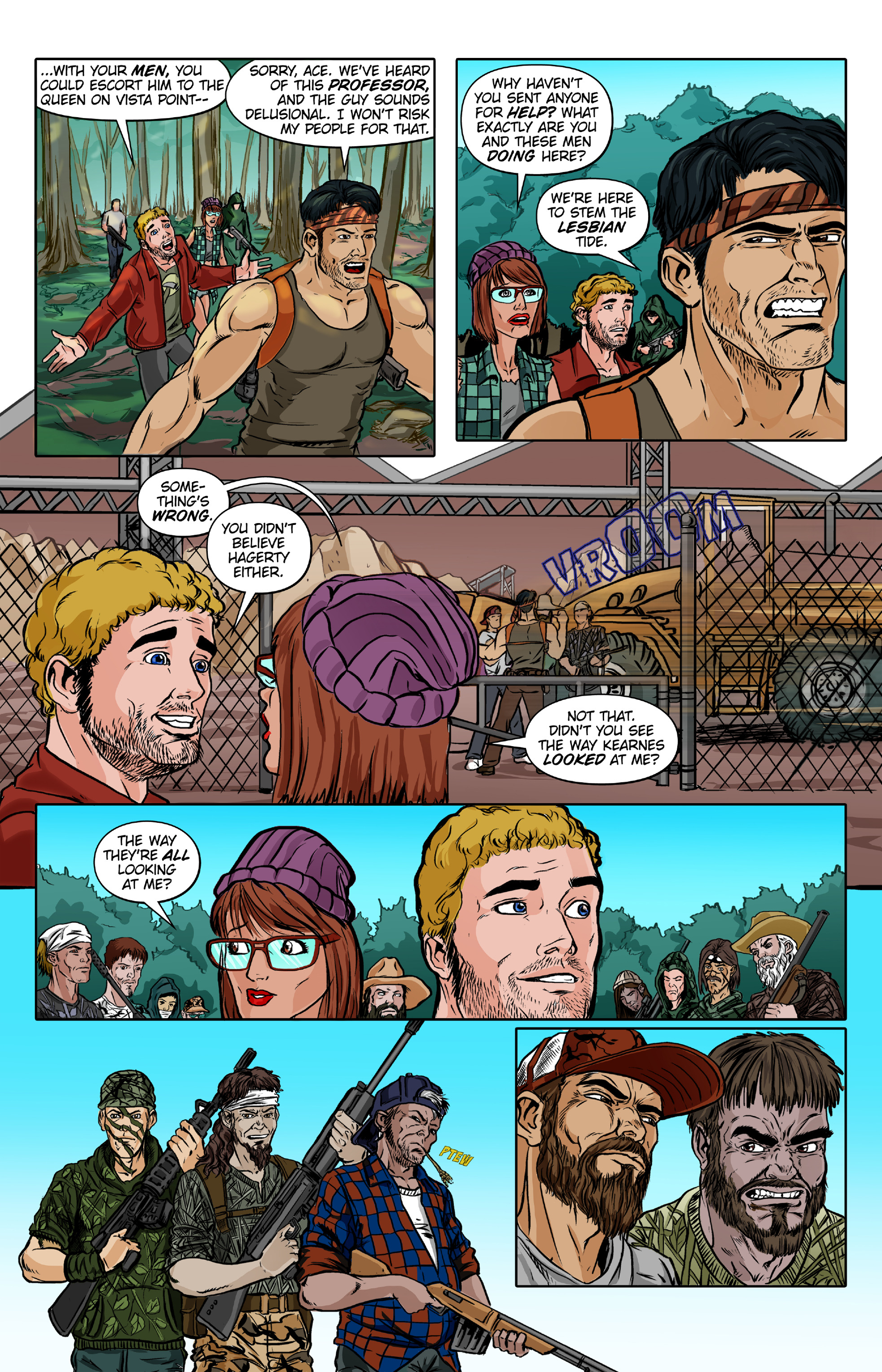 Read online Lesbian Zombies from Outer Space comic -  Issue #4 - 24