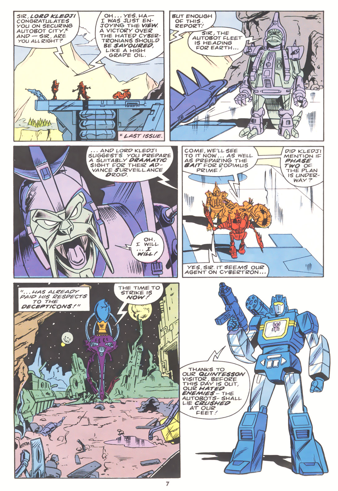 Read online The Transformers (UK) comic -  Issue #184 - 7