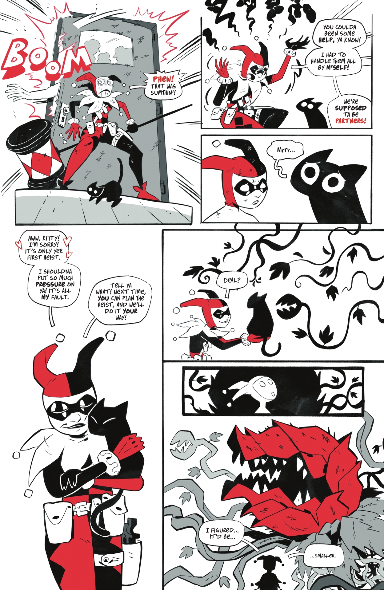 Read online Harley Quinn: Black   White   Redder comic -  Issue #3 - 34