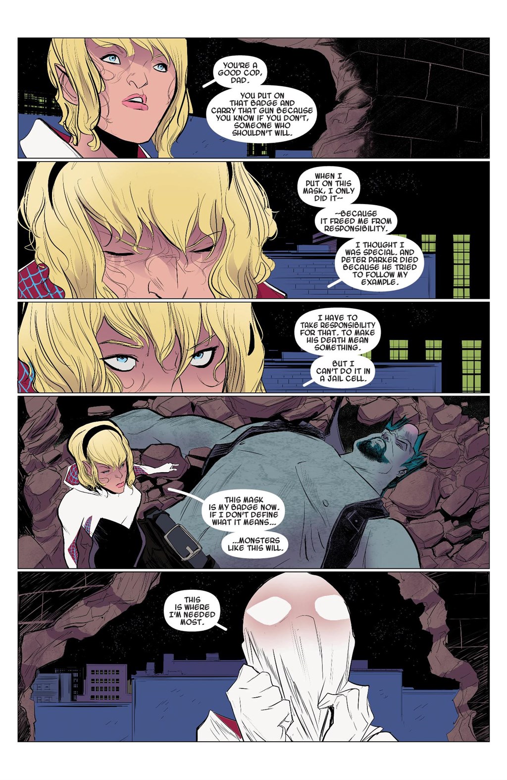 Read online Marvel-Verse Spider-Gwen: Ghost Spider comic -  Issue # TPB - 23