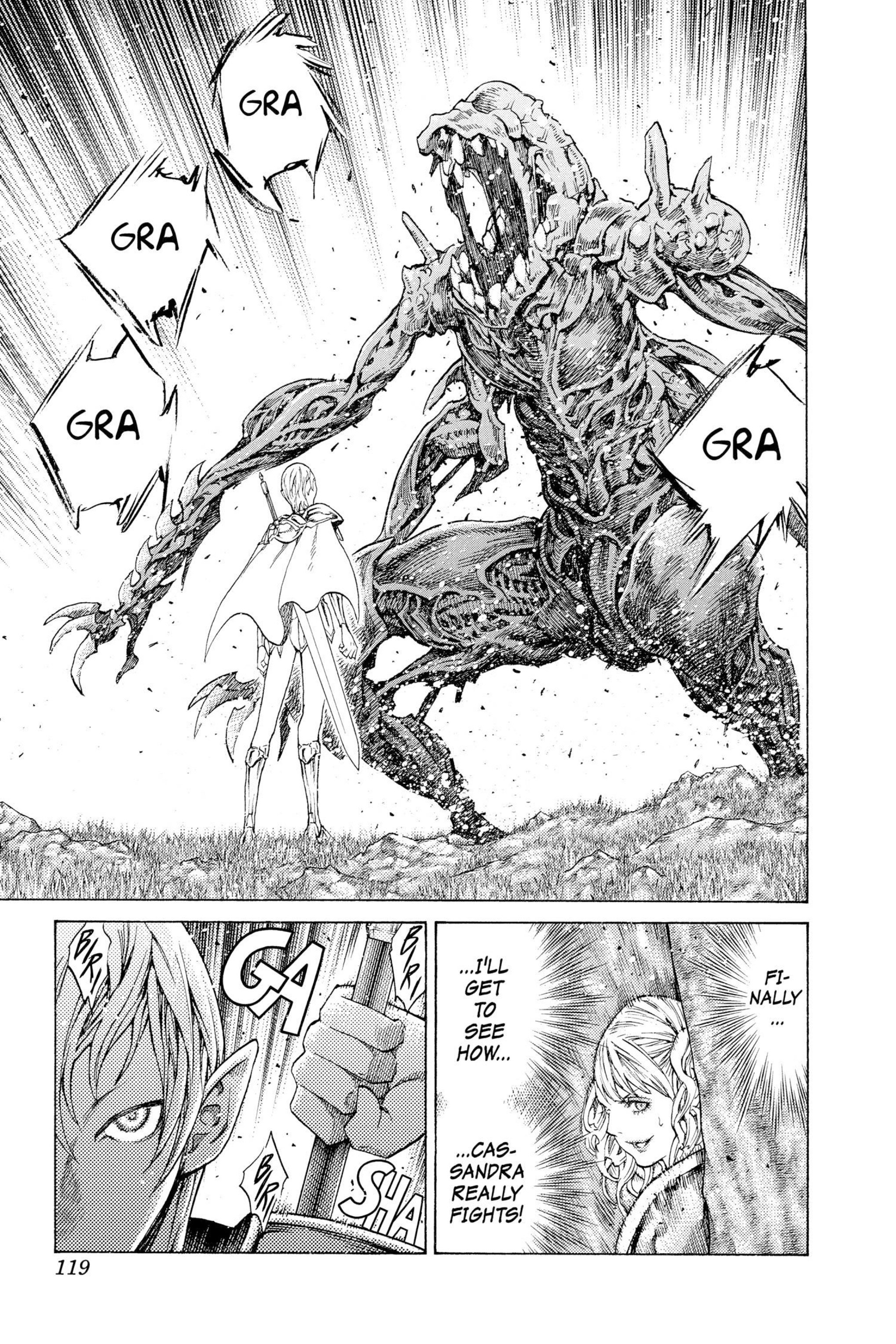 Read online Claymore comic -  Issue #21 - 109