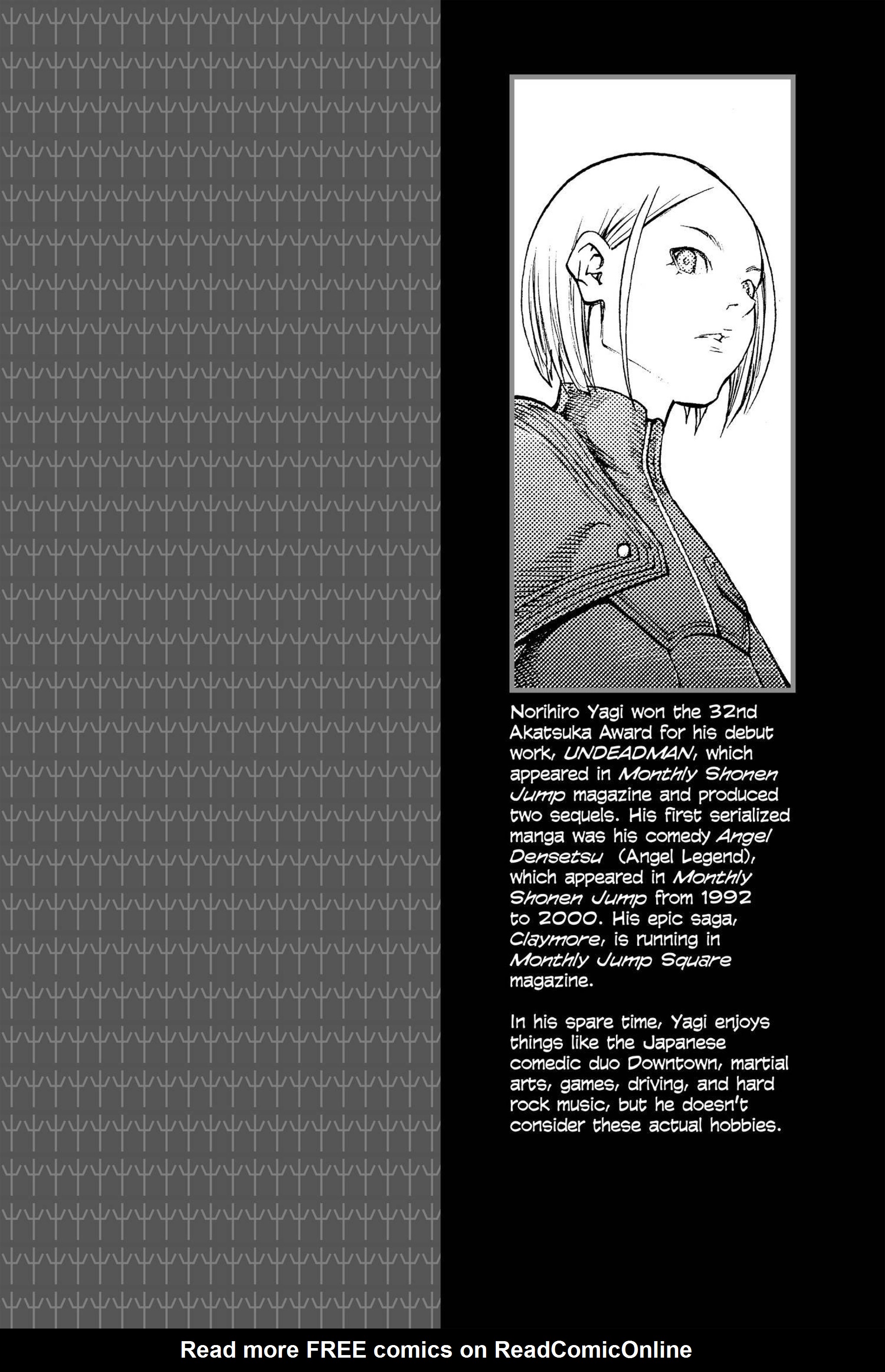 Read online Claymore comic -  Issue #16 - 2