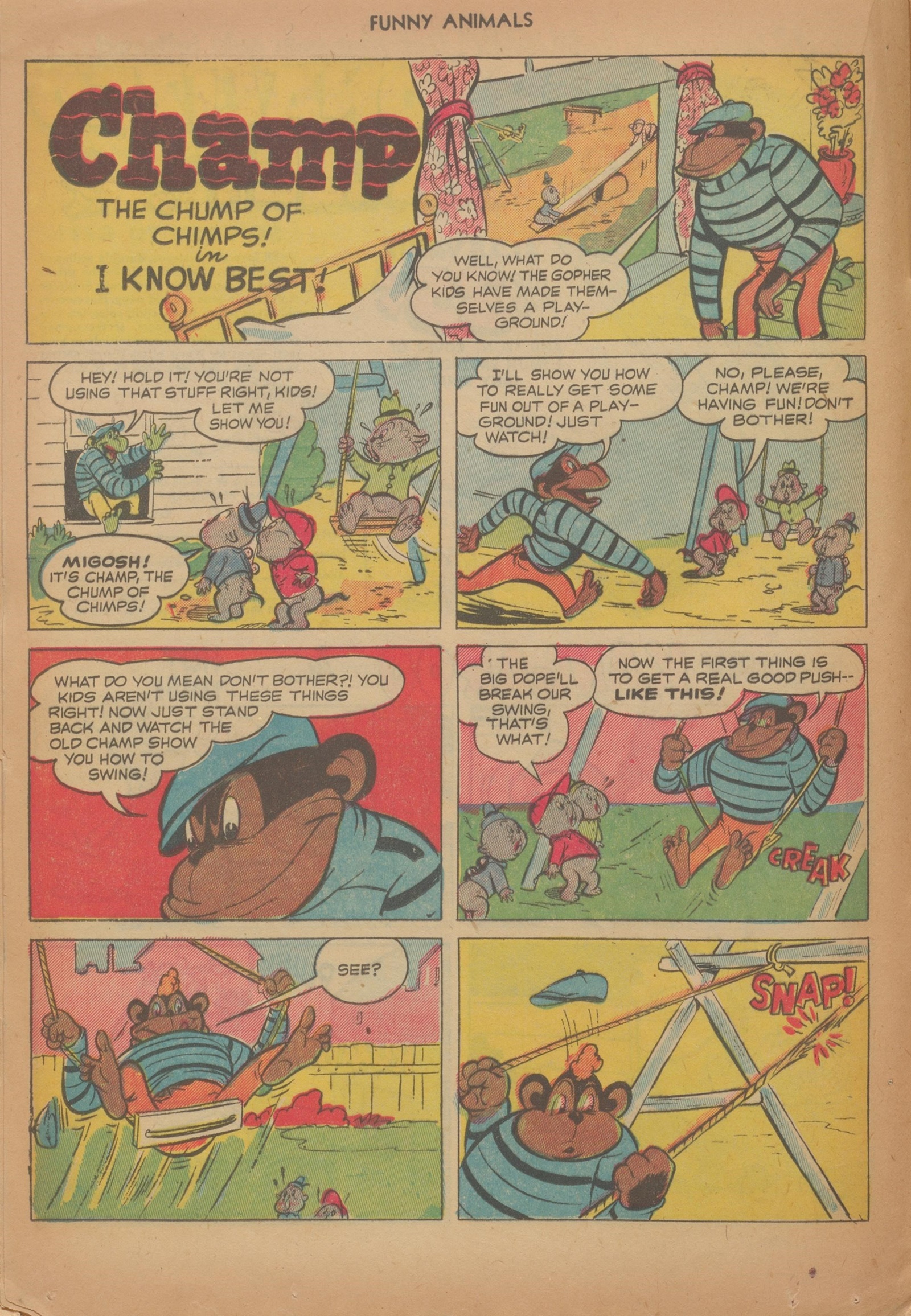 Read online Fawcett's Funny Animals comic -  Issue #78 - 16