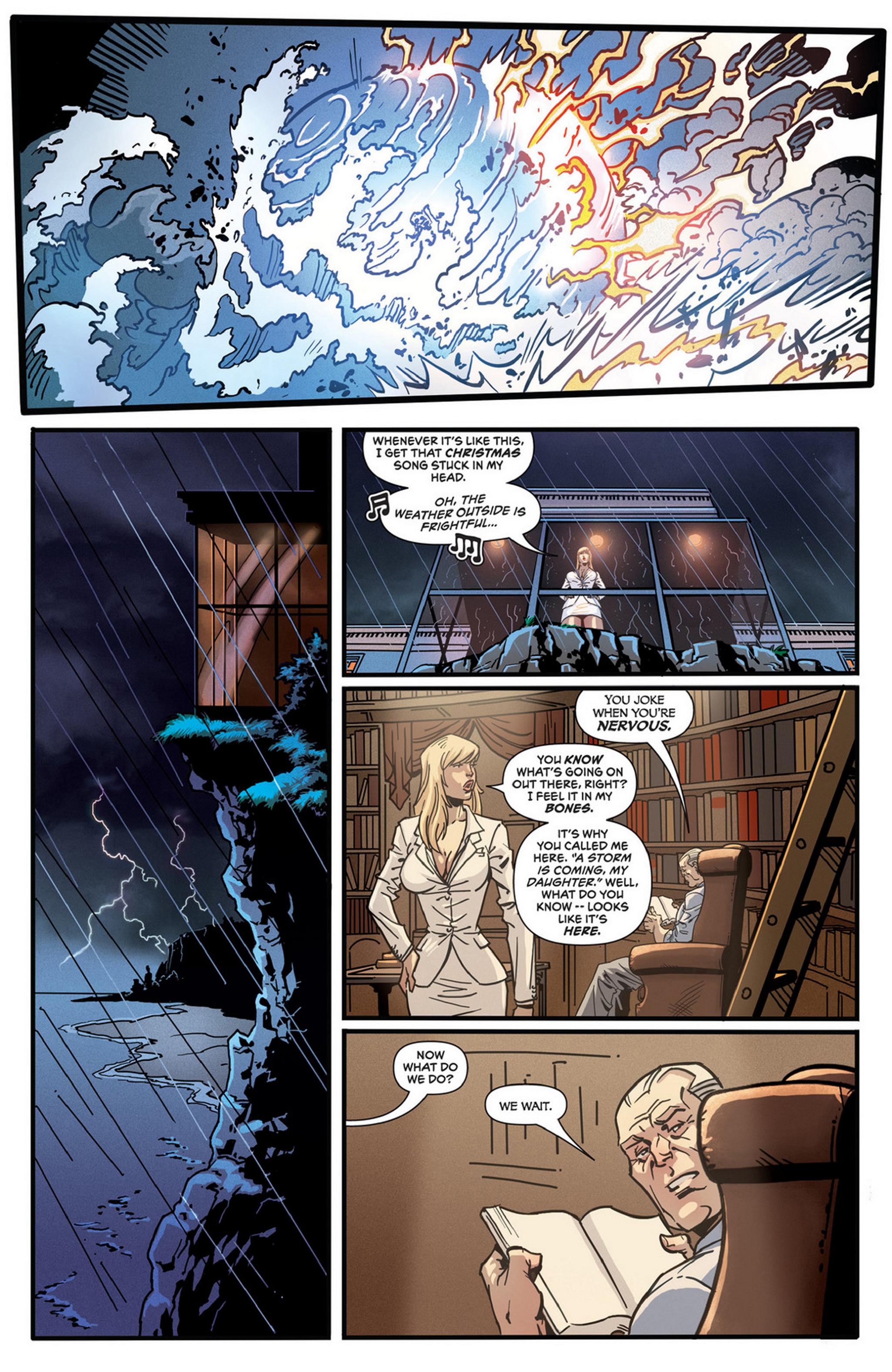 Read online Grimm Fairy Tales presents Godstorm comic -  Issue #3 - 12