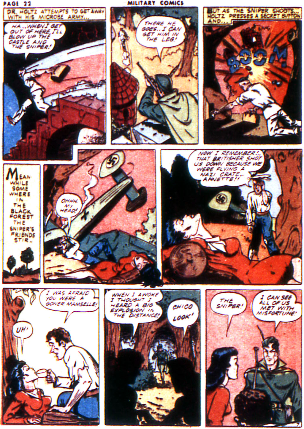 Read online Military Comics comic -  Issue #14 - 24