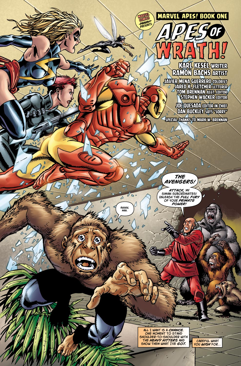 Read online Marvel Apes comic -  Issue #1 - 3