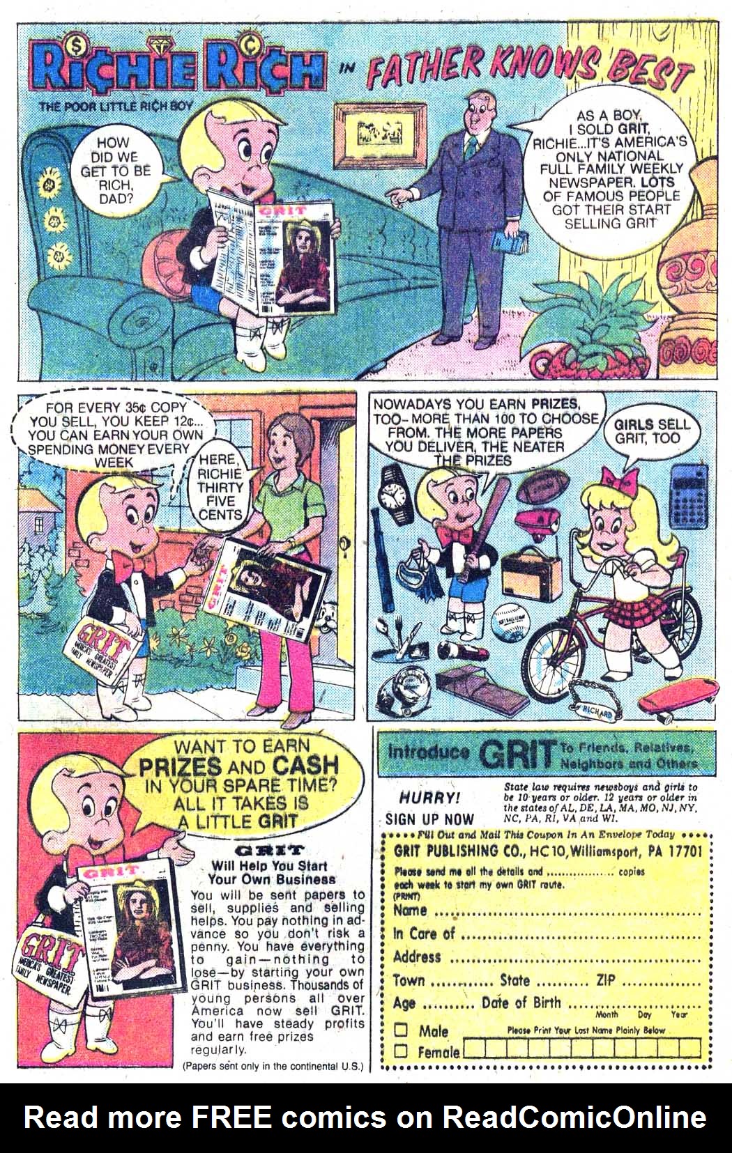 Read online Richie Rich & Dollar the Dog comic -  Issue #13 - 33
