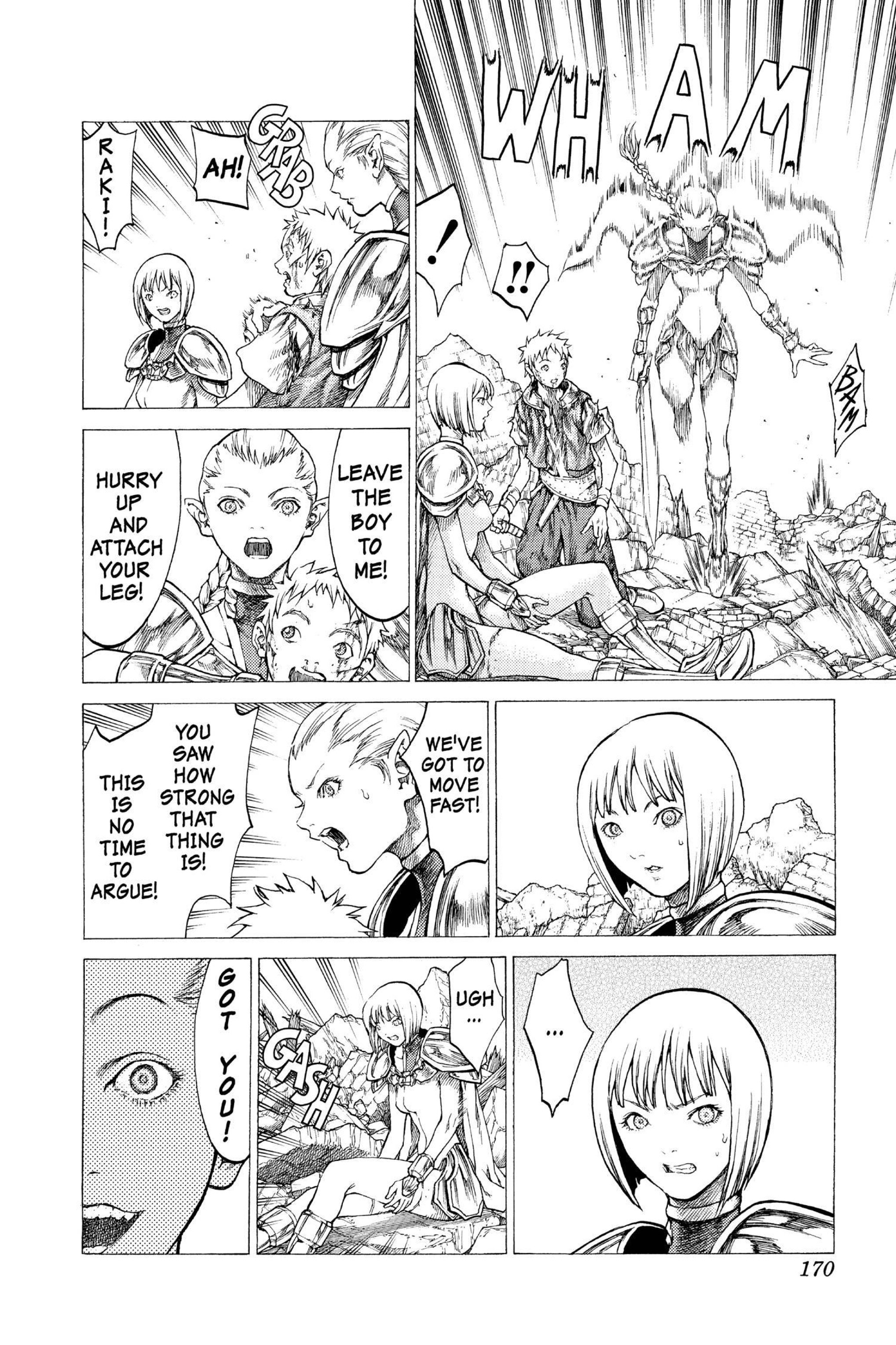 Read online Claymore comic -  Issue #6 - 160