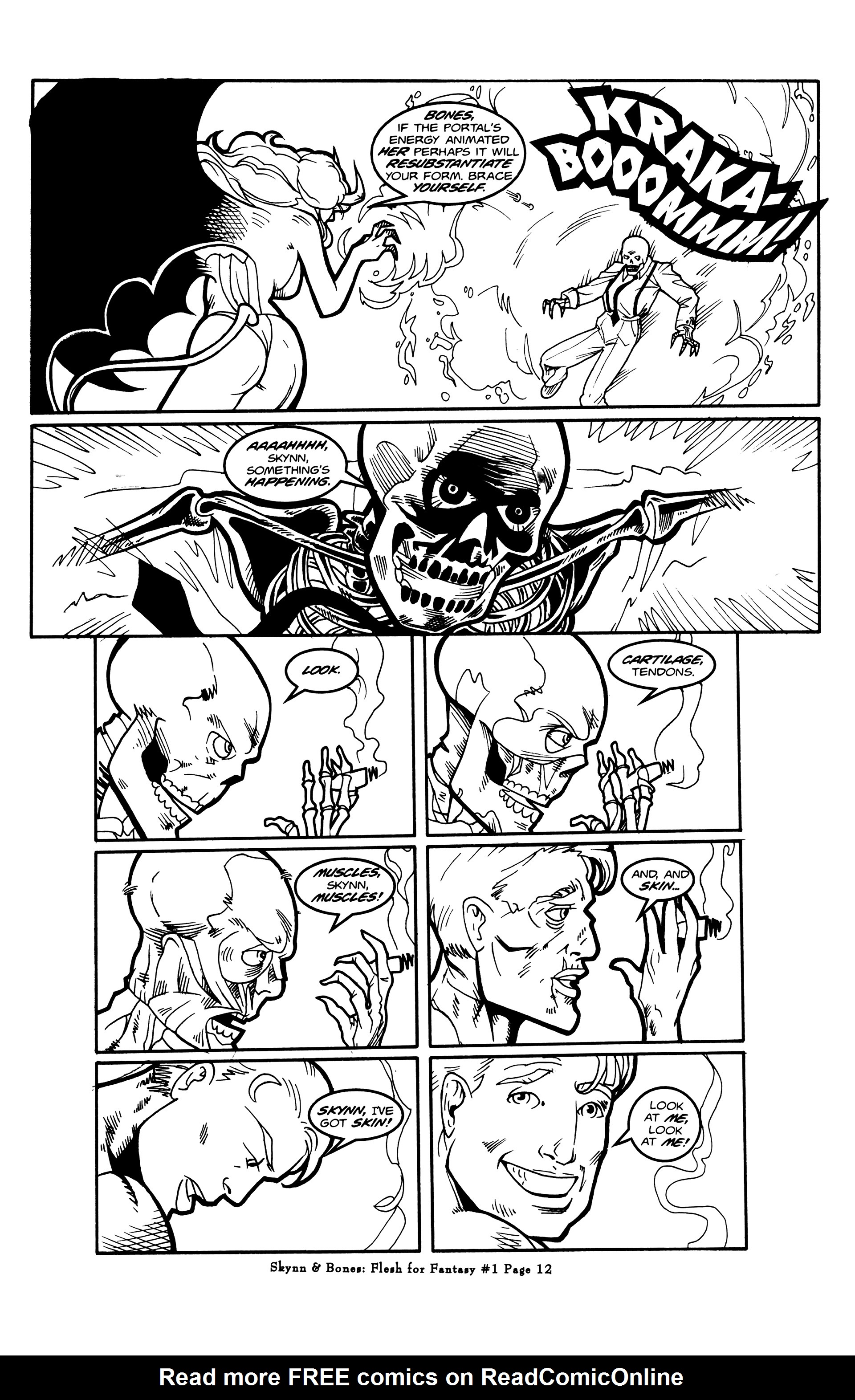 Read online Skynn & Bones: Flesh for Fantasy comic -  Issue #1 - 13