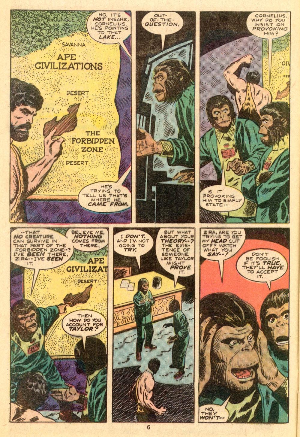 Read online Adventures on the Planet of the Apes comic -  Issue #3 - 5