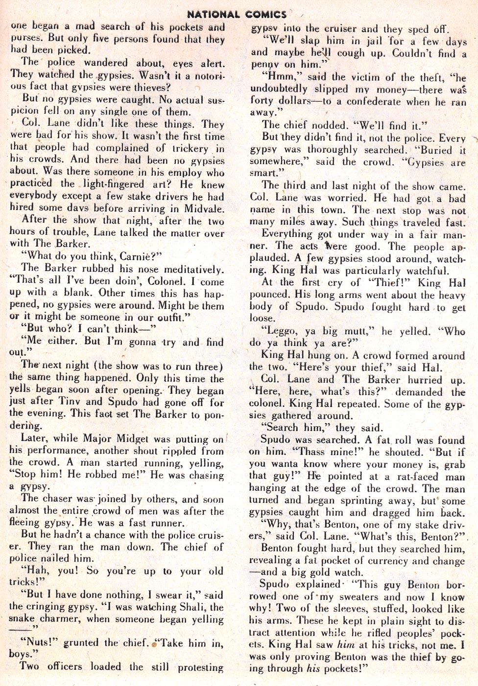 Read online National Comics comic -  Issue #62 - 39