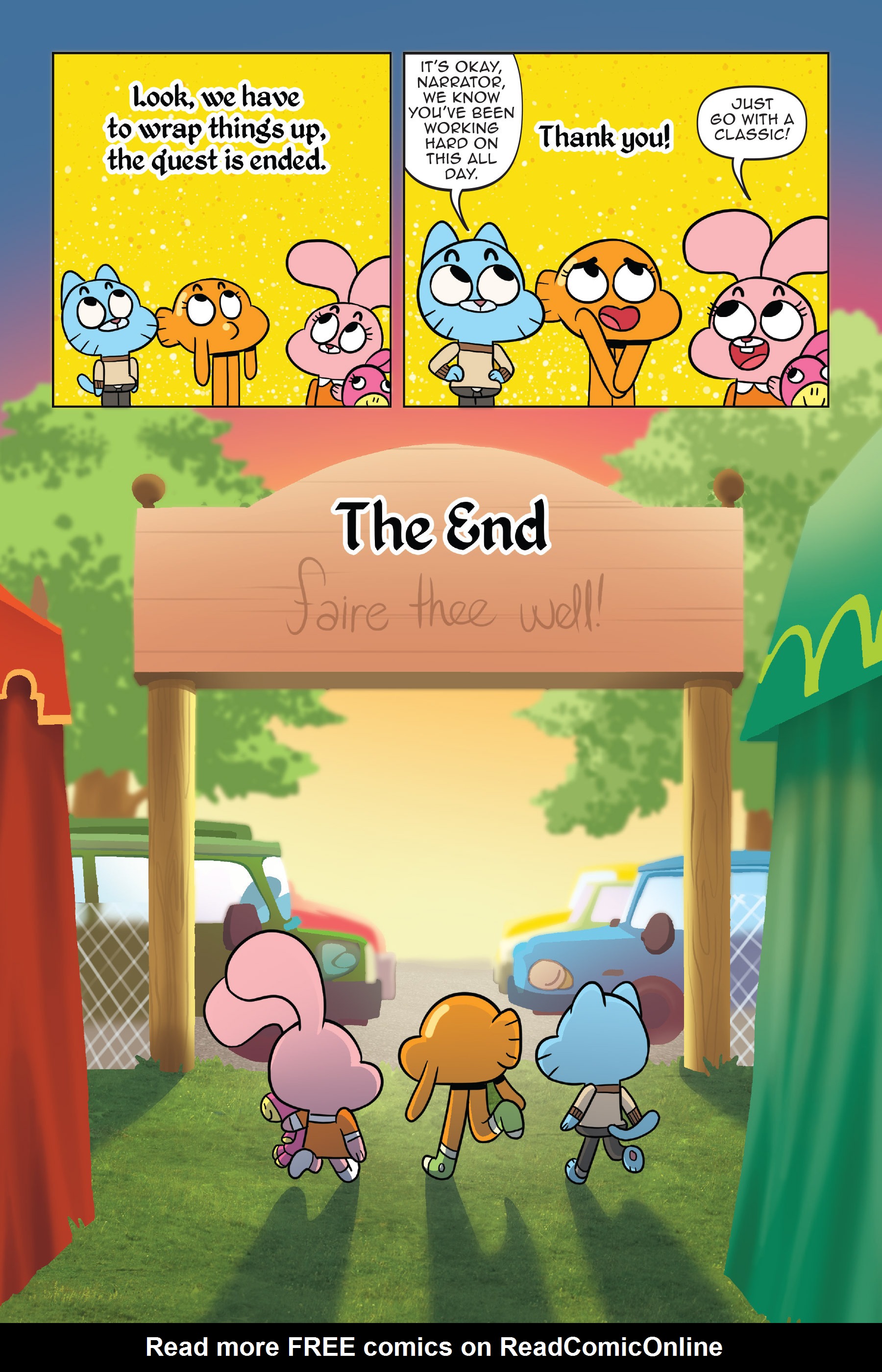 Read online The Amazing World of Gumball: Fairy Tale Trouble comic -  Issue # Full - 138