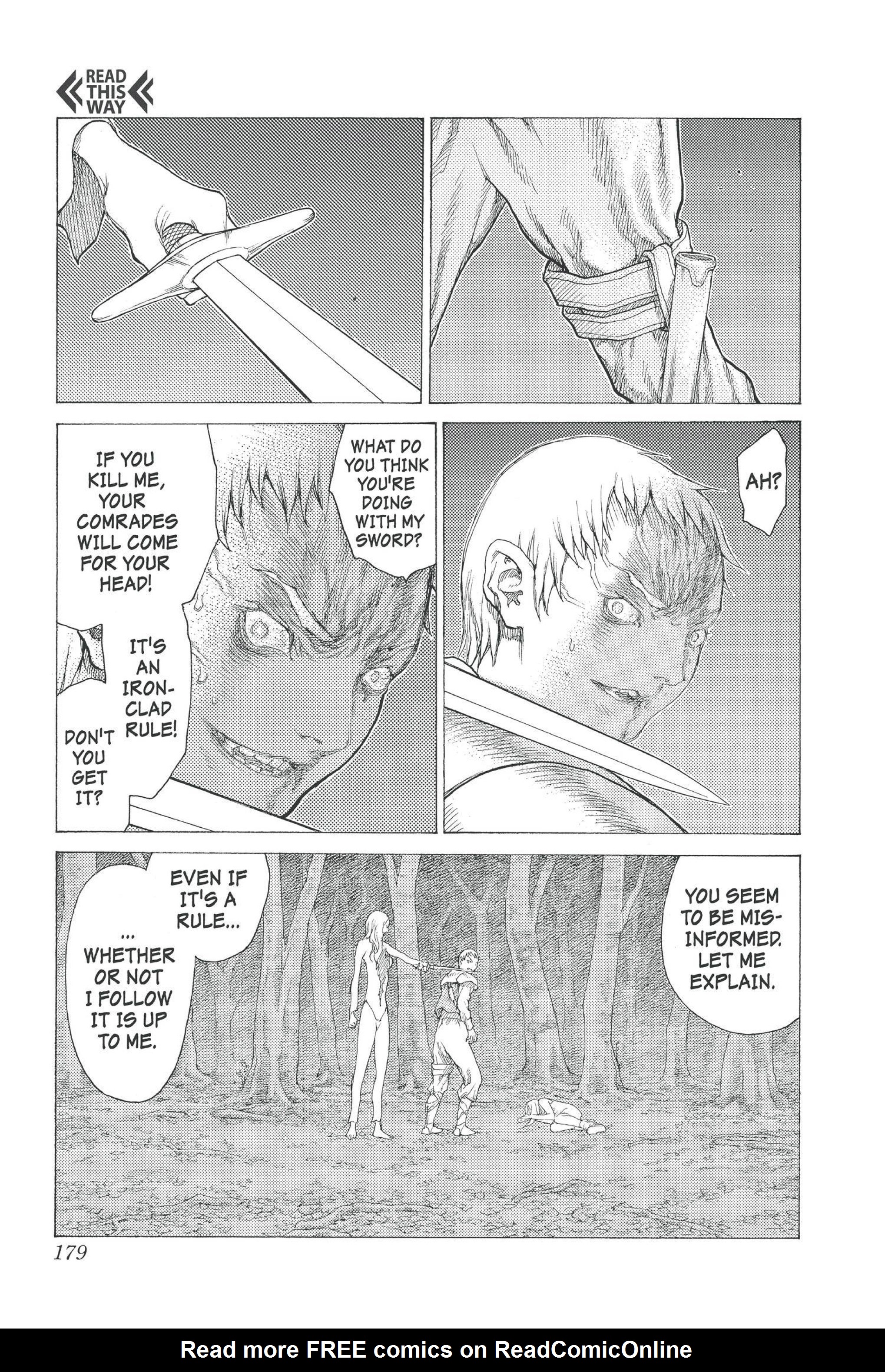 Read online Claymore comic -  Issue #3 - 166