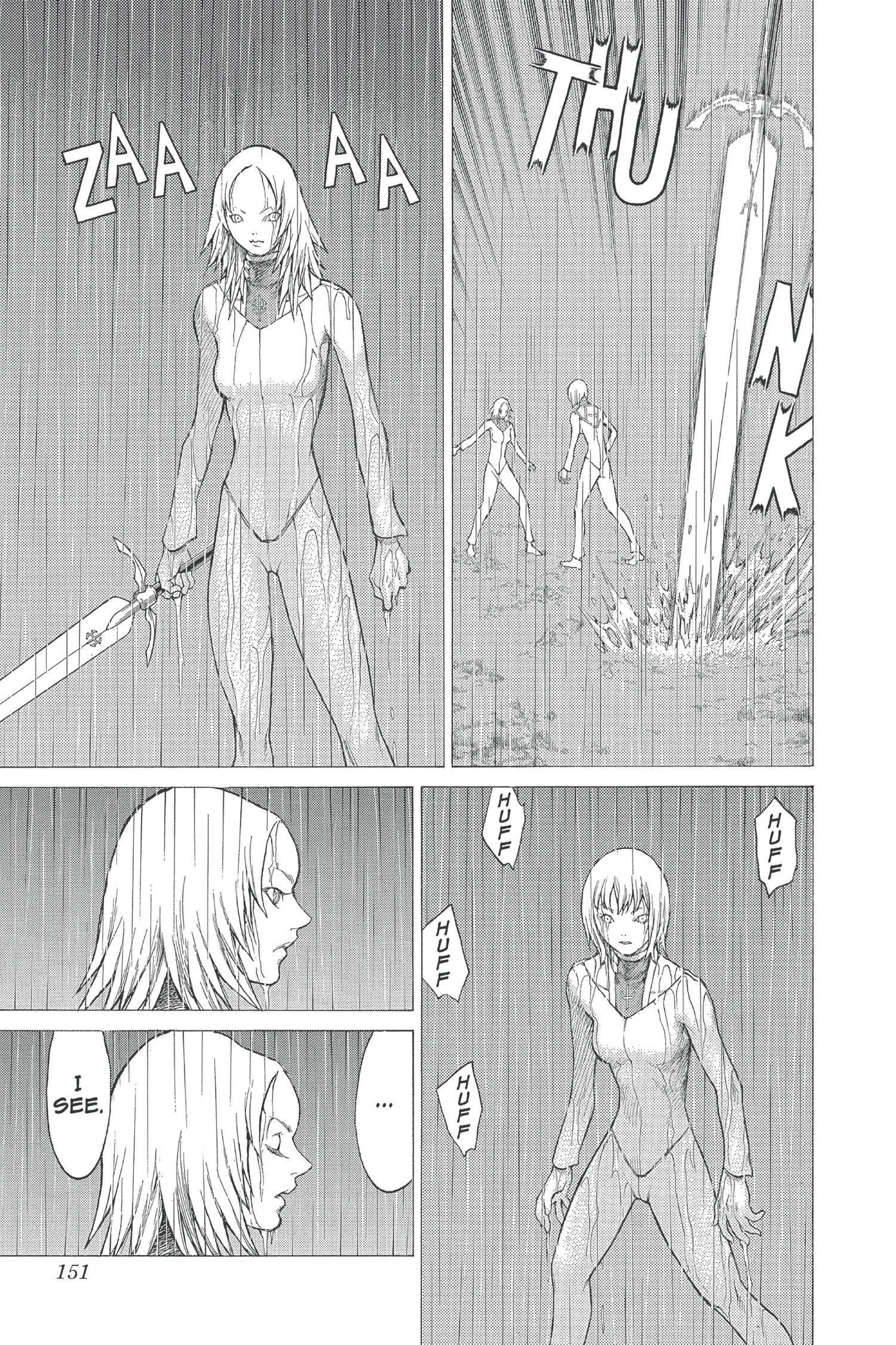 Read online Claymore comic -  Issue #5 - 136