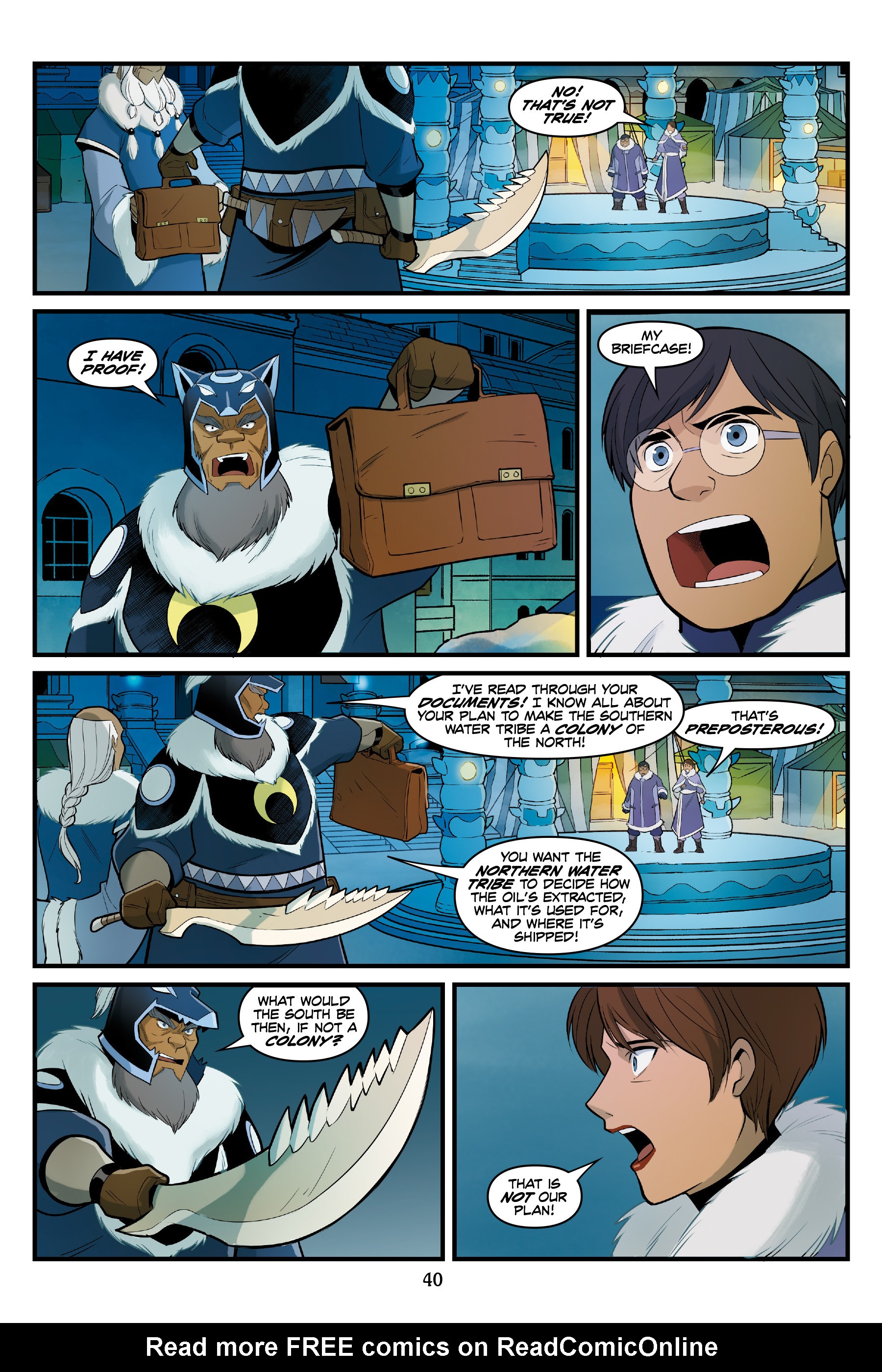 Read online Nickelodeon Avatar: The Last Airbender - North and South comic -  Issue #2 - 40