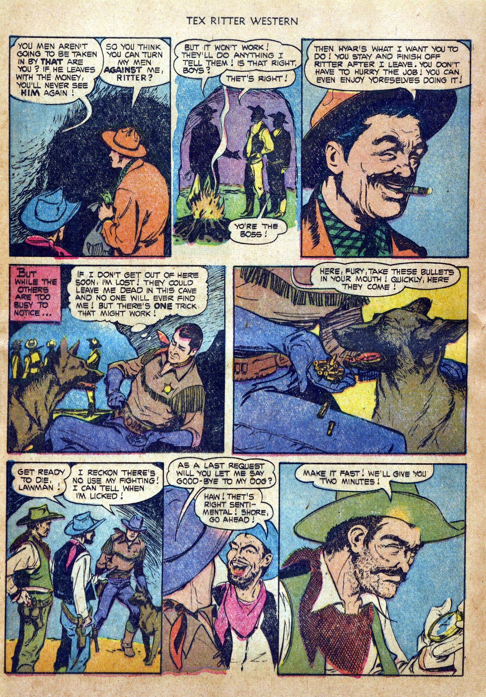 Read online Tex Ritter Western comic -  Issue #20 - 12