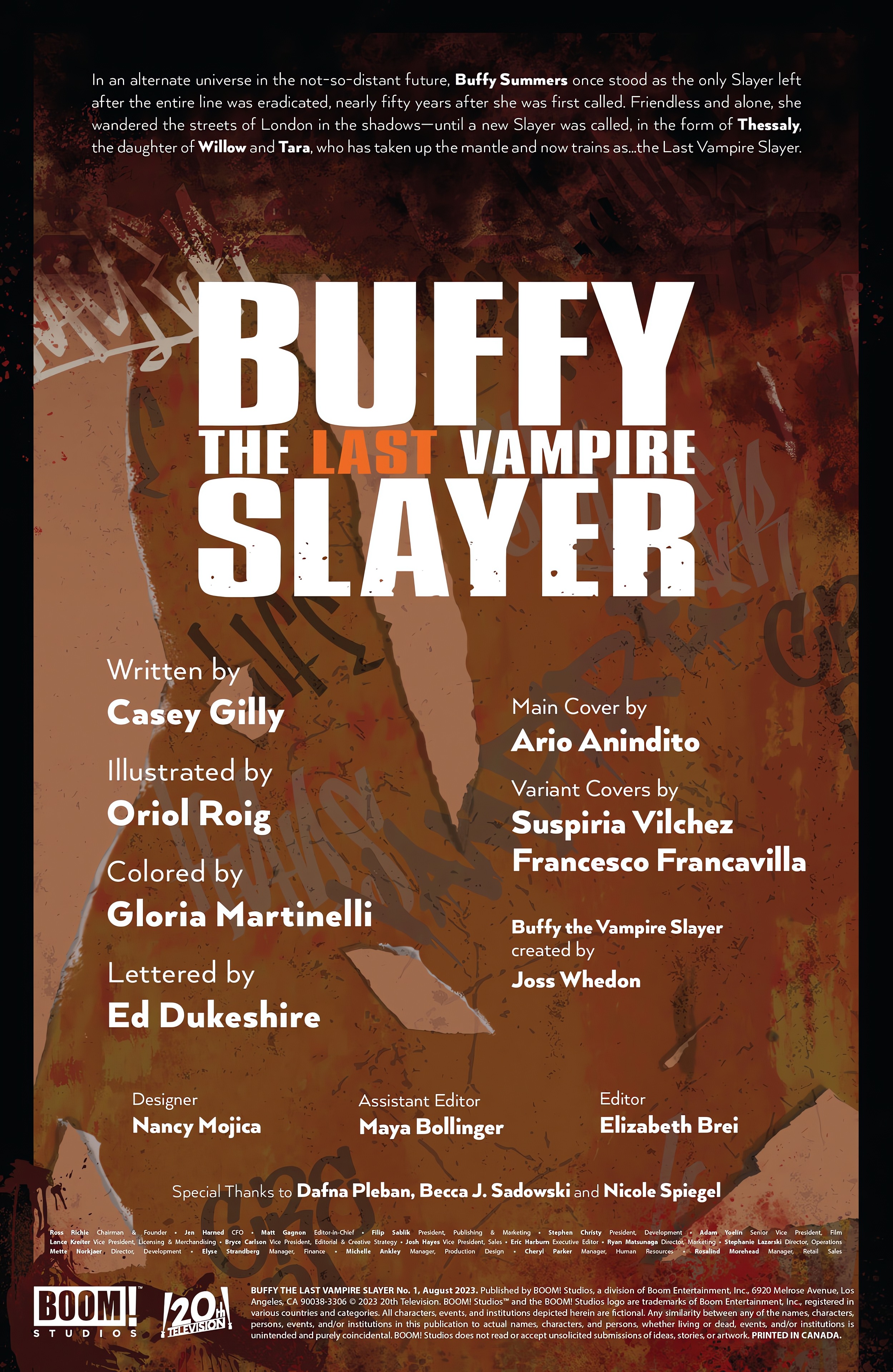 Read online Buffy the Last Vampire Slayer (2023) comic -  Issue #1 - 2