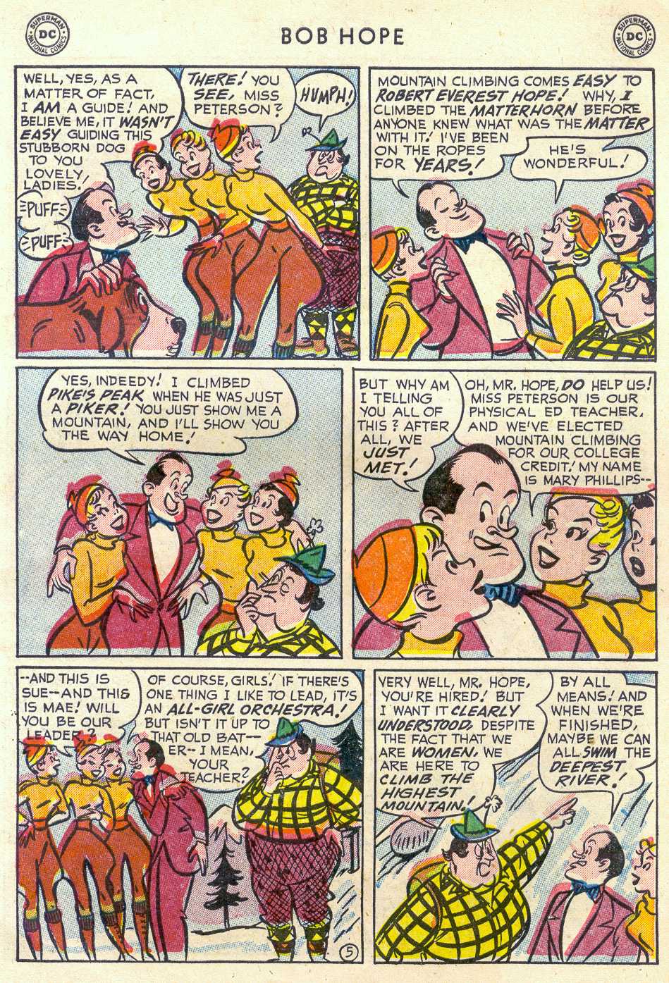 Read online The Adventures of Bob Hope comic -  Issue #31 - 7