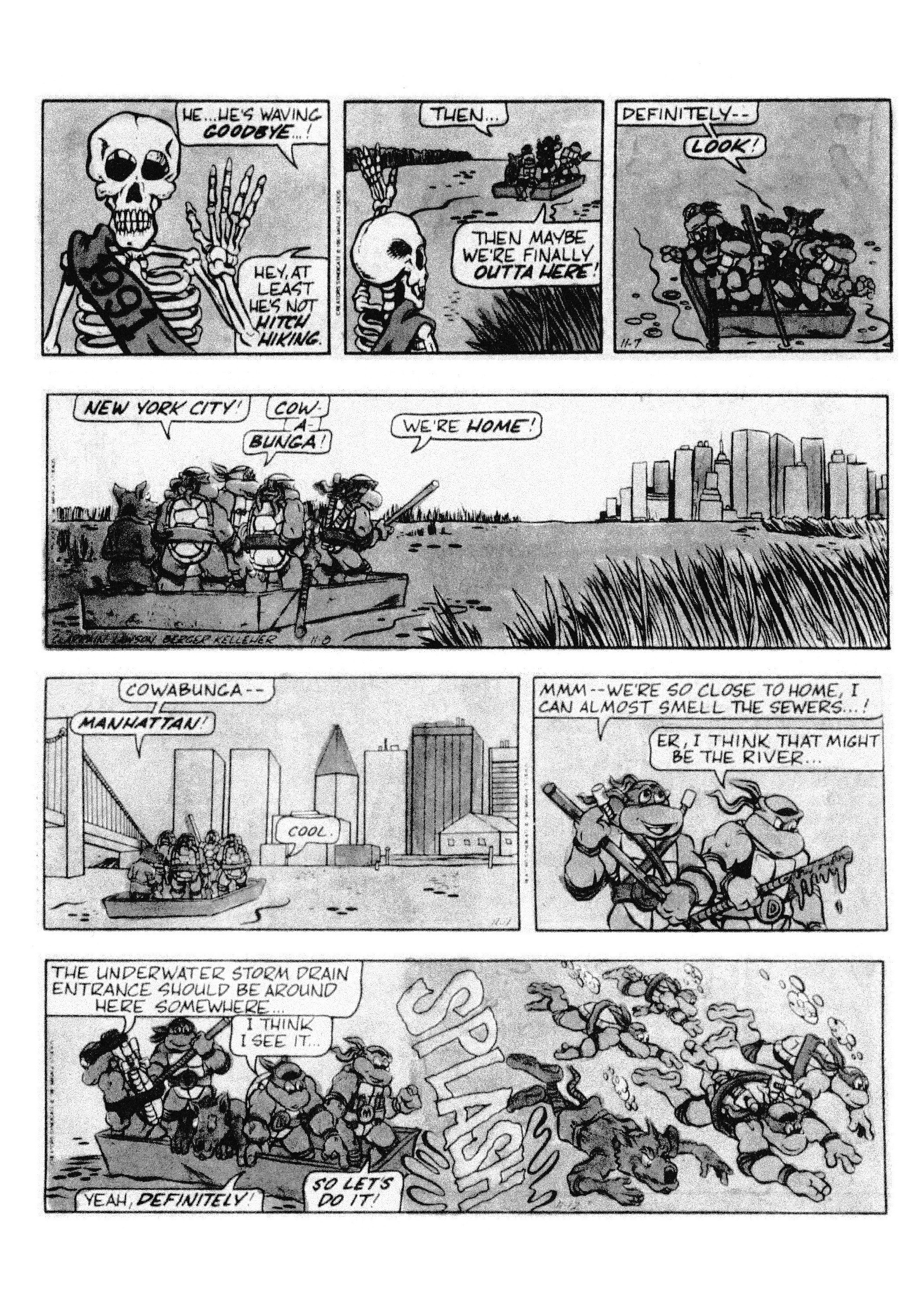 Read online Teenage Mutant Ninja Turtles: Complete Newspaper Daily Comic Strip Collection comic -  Issue # TPB 2 (Part 1) - 71
