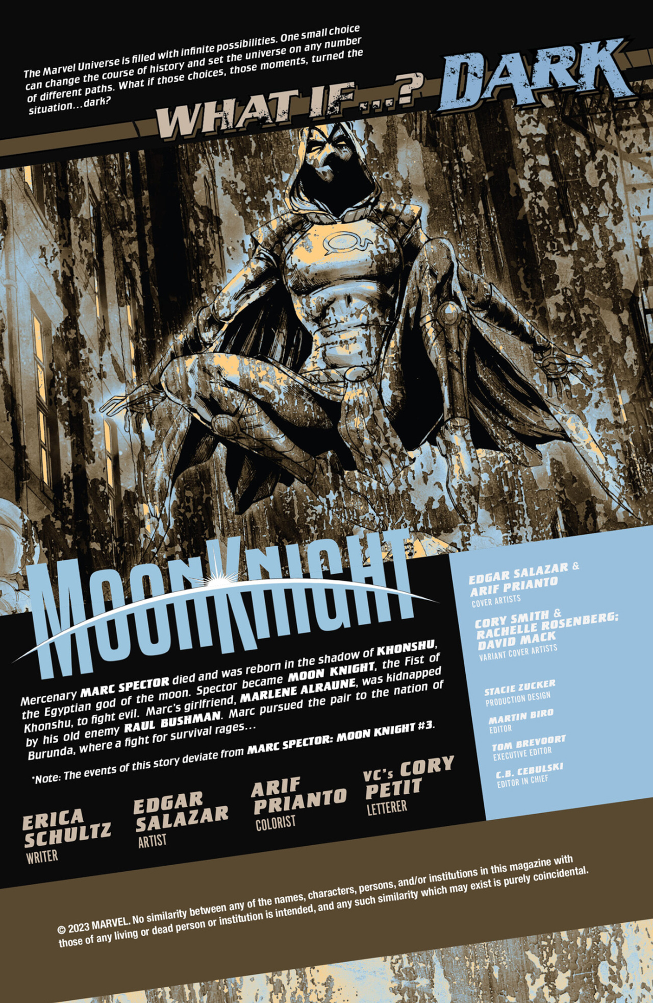 Read online What If…? Dark: Moon Knight comic -  Issue #1 - 4