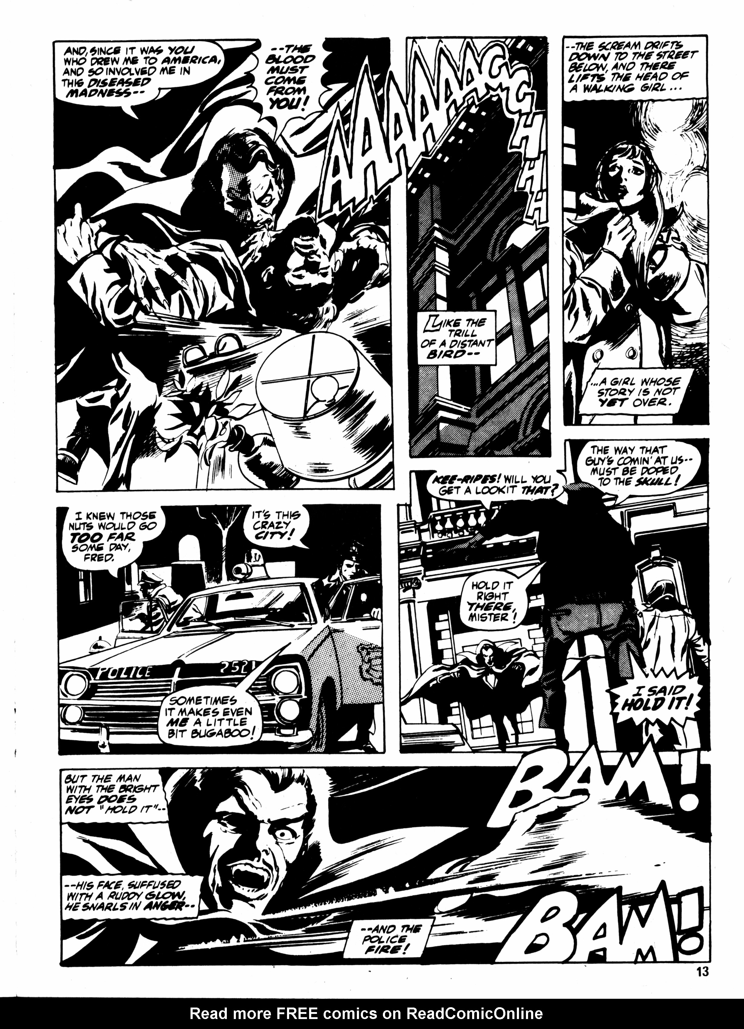 Read online Dracula Lives (1974) comic -  Issue #24 - 13