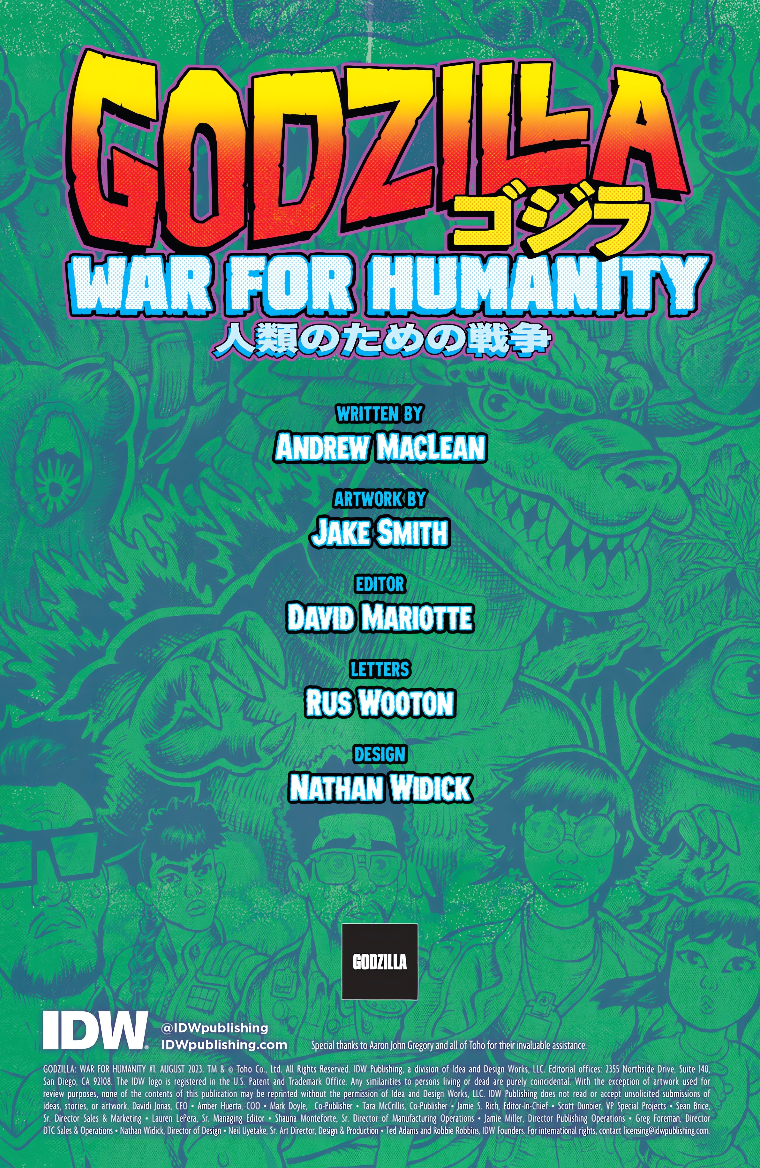 Read online Godzilla: War for Humanity comic -  Issue #1 - 2