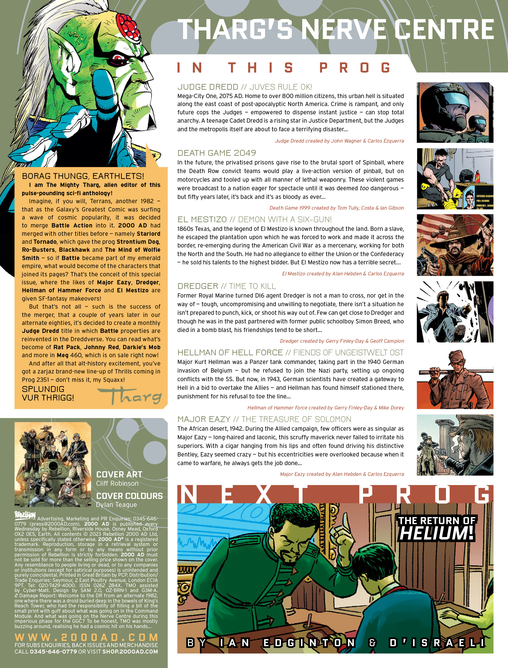 Read online 2000 AD comic -  Issue #2350 - 2