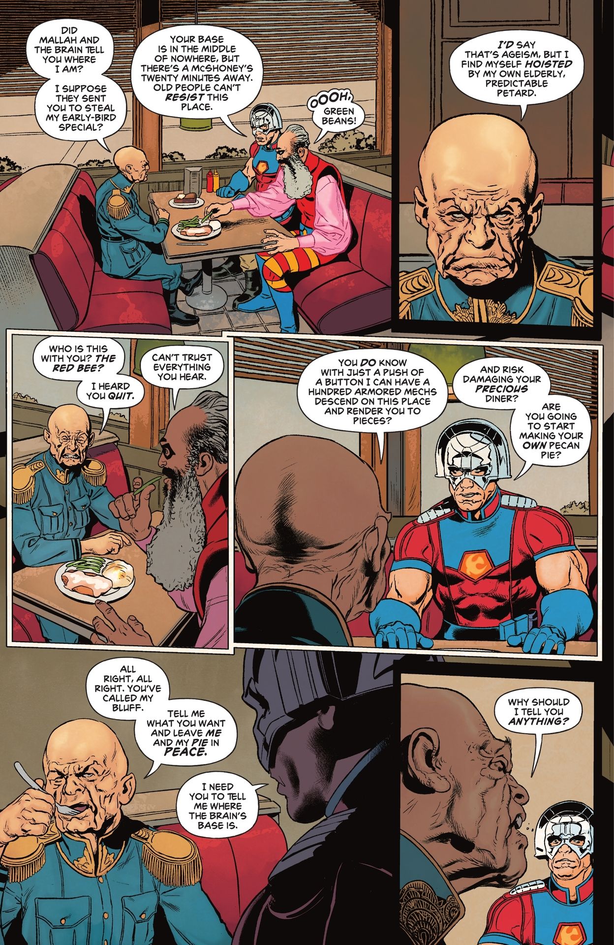 Read online Peacemaker Tries Hard! comic -  Issue #4 - 5
