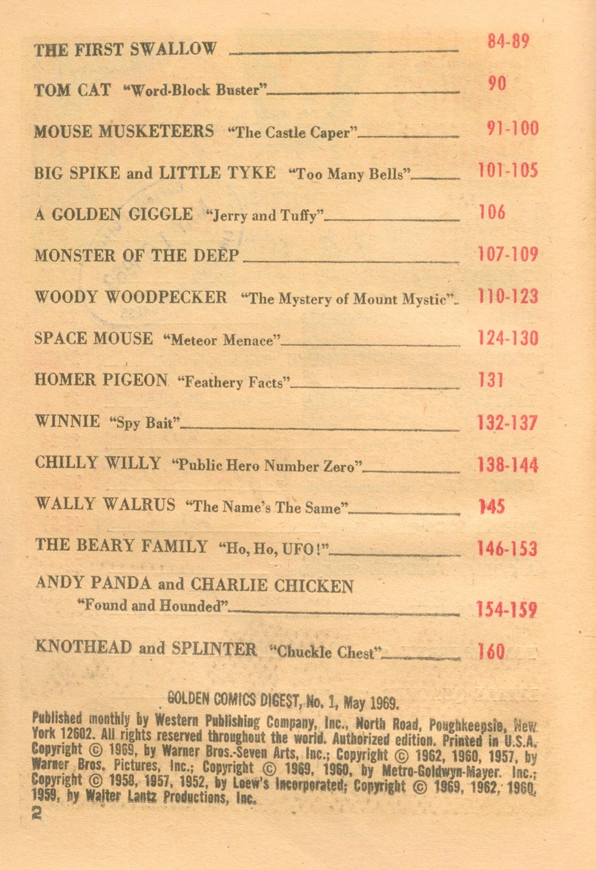 Read online Golden Comics Digest comic -  Issue #1 - 4