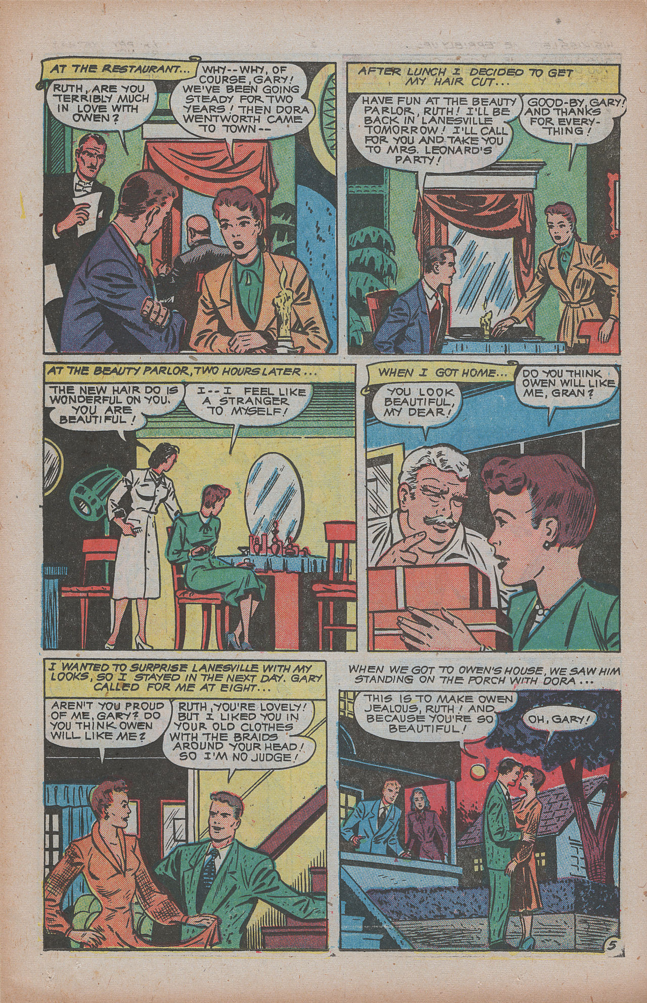 Read online Glamorous Romances comic -  Issue #55 - 14