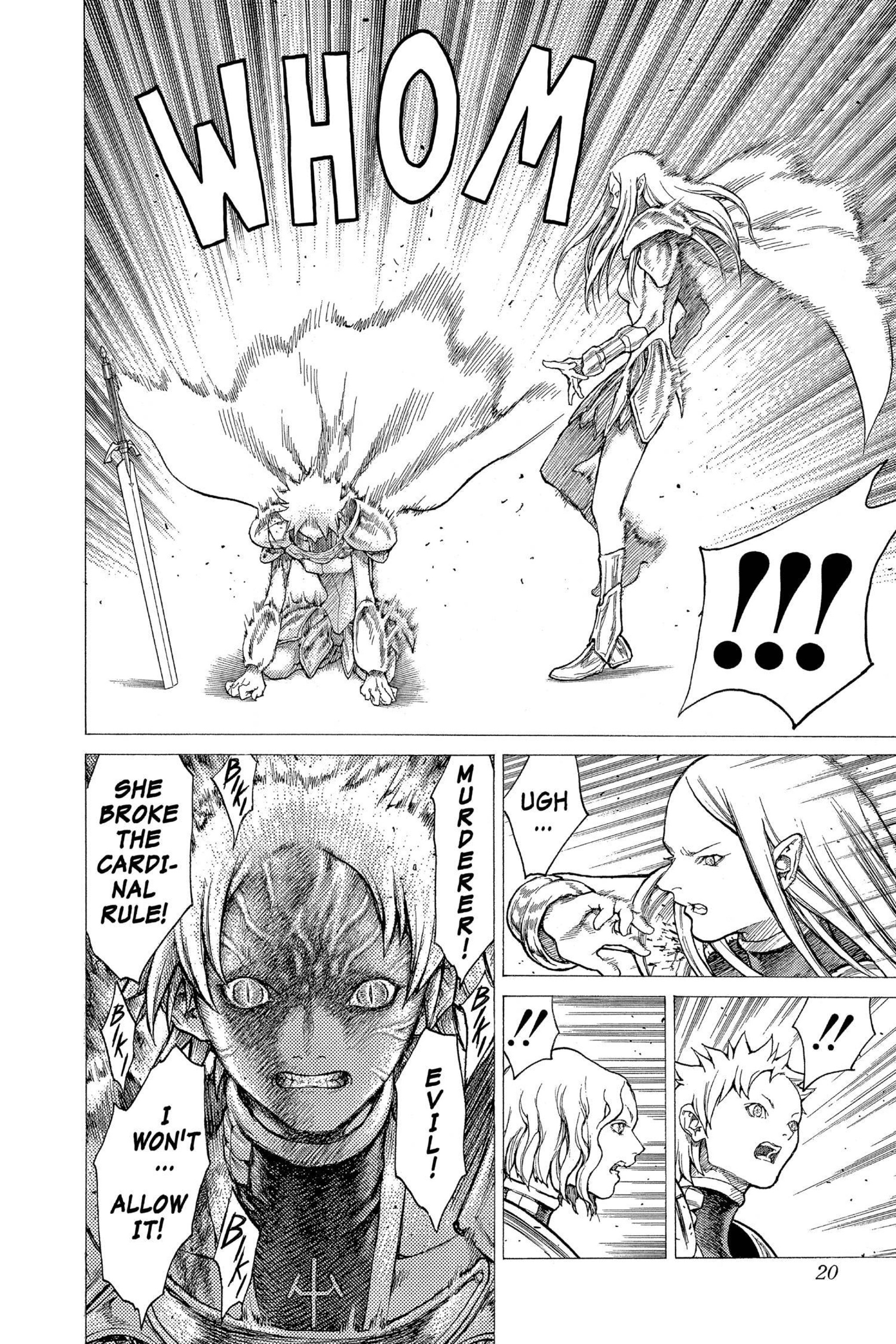 Read online Claymore comic -  Issue #5 - 20