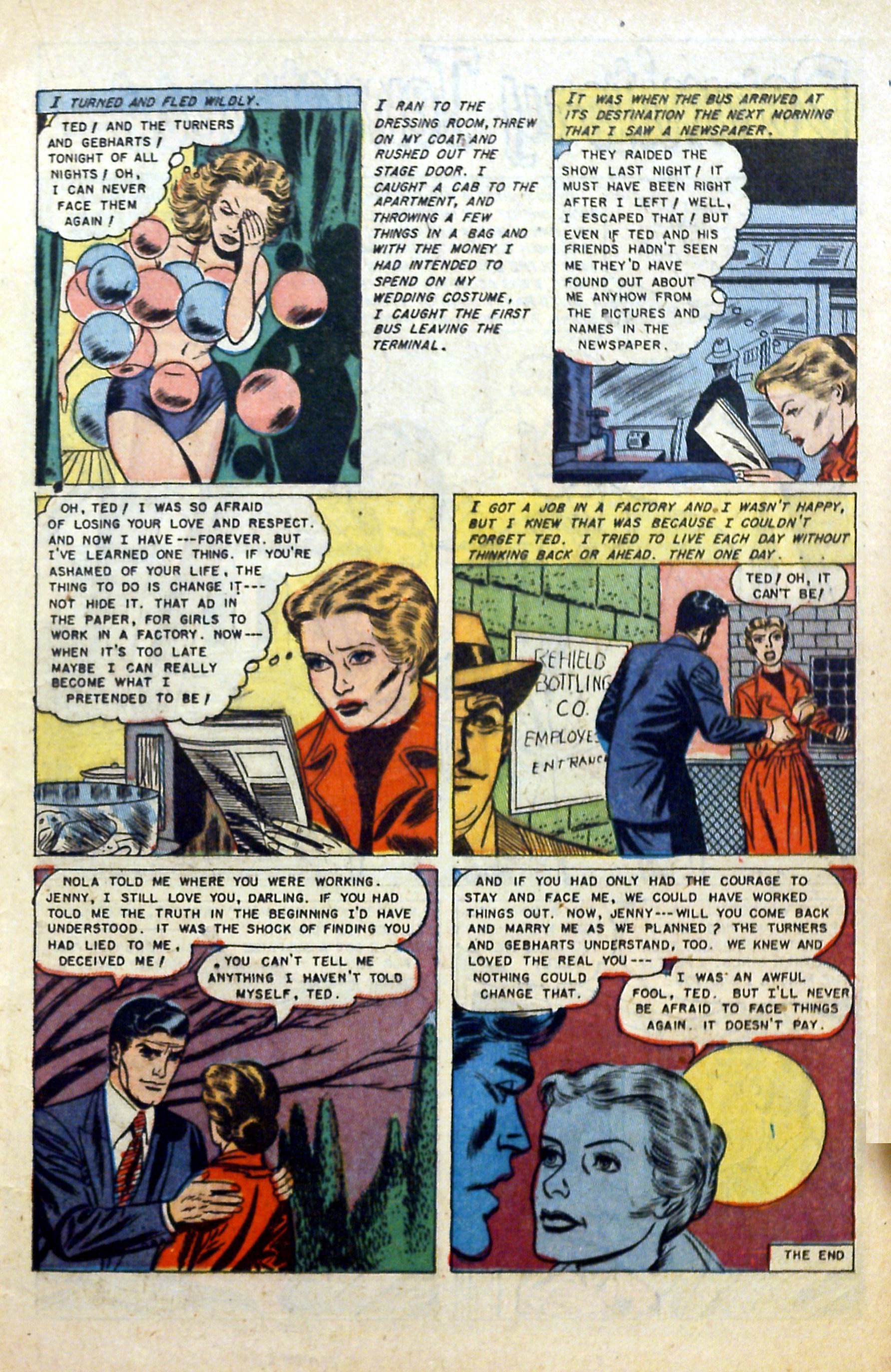 Read online Glamorous Romances comic -  Issue #67 - 17