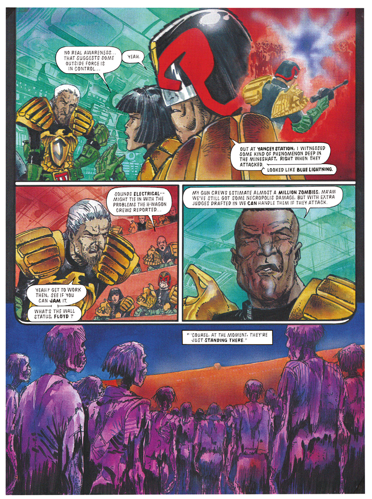 Read online Essential Judge Dredd: Judgement Day comic -  Issue # TPB - 37