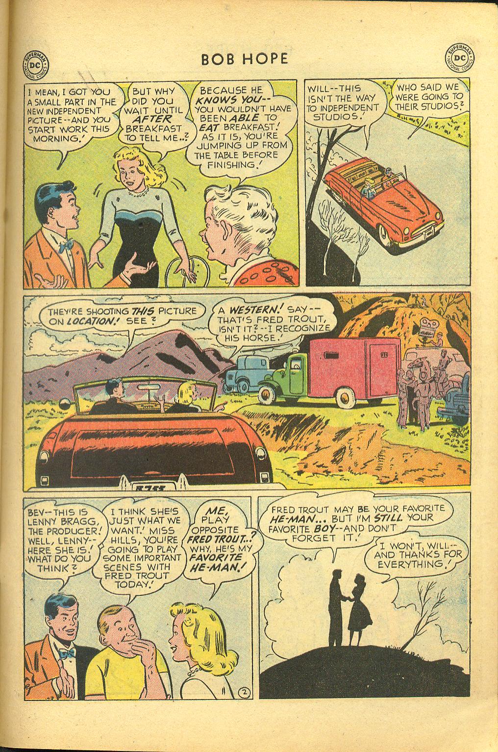 Read online The Adventures of Bob Hope comic -  Issue #10 - 45