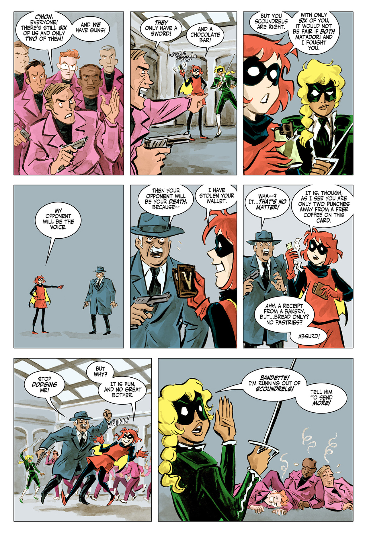 Read online Bandette (2012) comic -  Issue #22 - 16