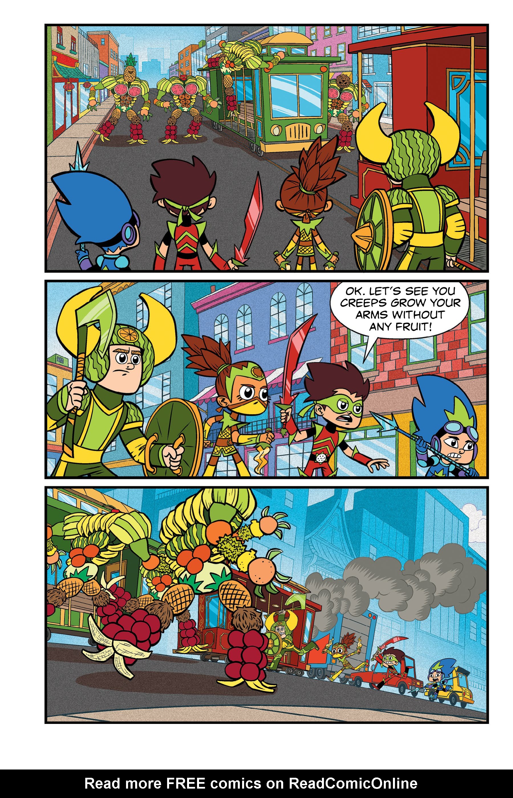 Read online Fruit Ninja: Frenzy Force comic -  Issue # TPB - 54