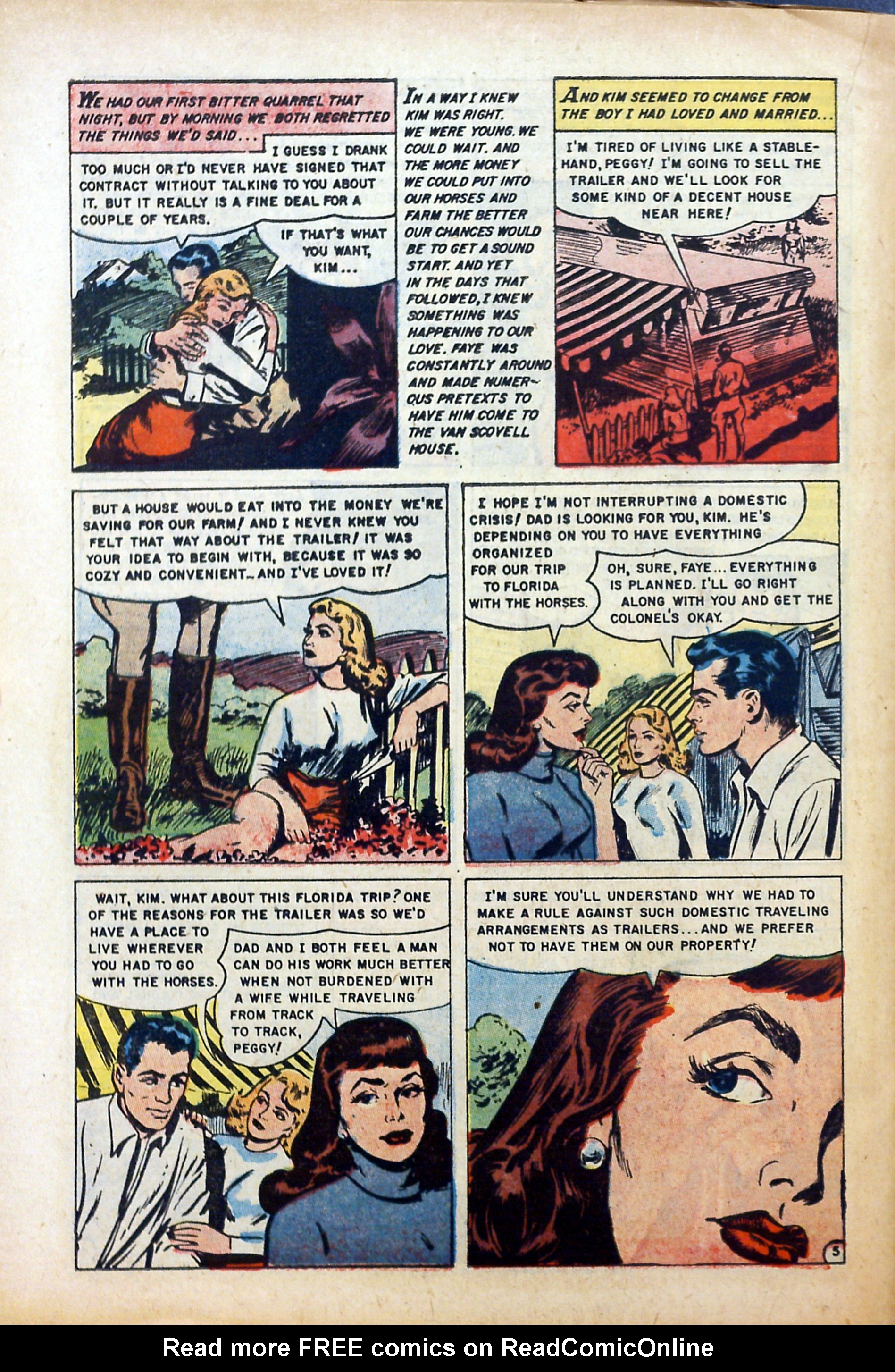 Read online Glamorous Romances comic -  Issue #79 - 22