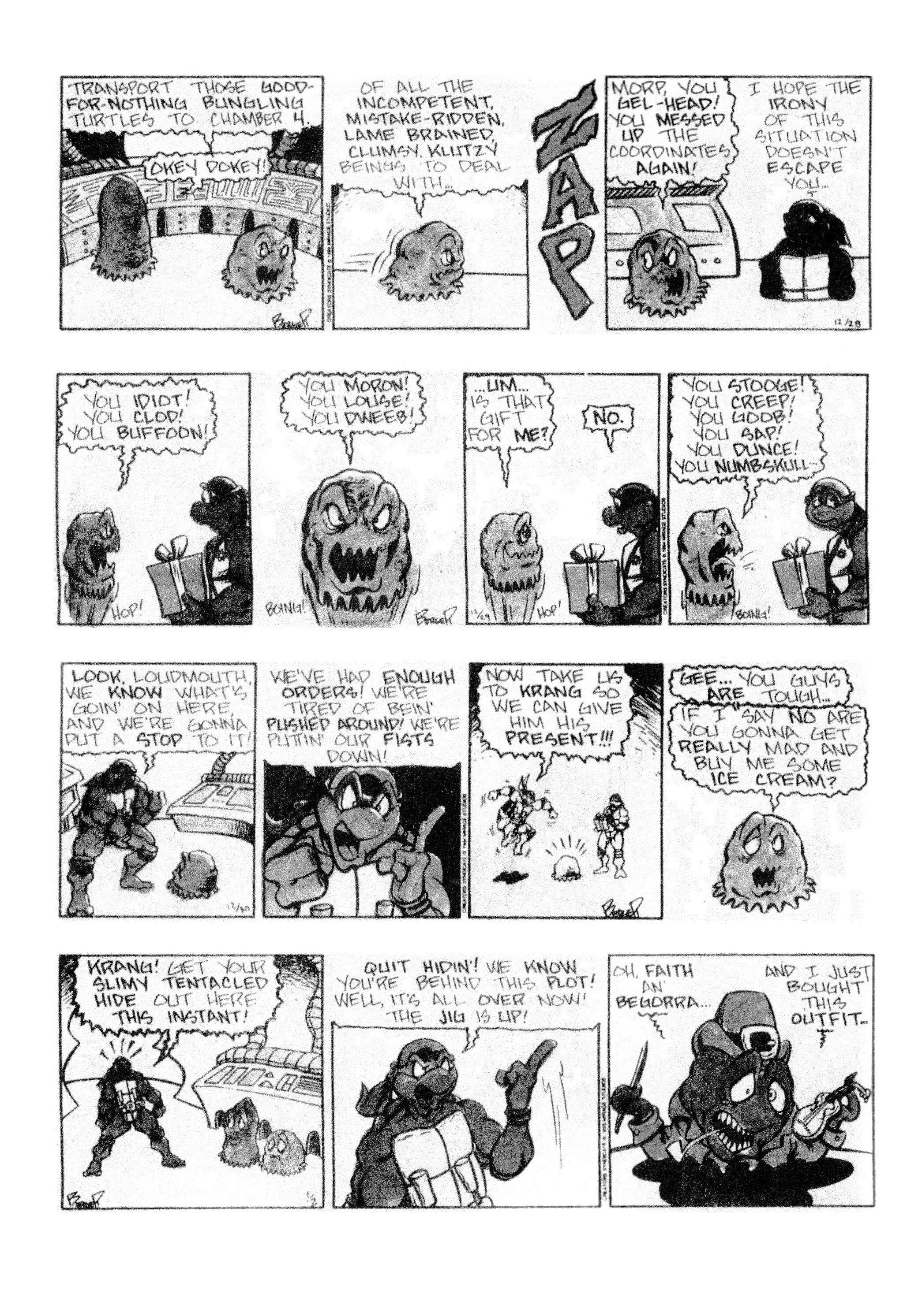 Read online Teenage Mutant Ninja Turtles: Complete Newspaper Daily Comic Strip Collection comic -  Issue # TPB 3 (Part 1) - 68