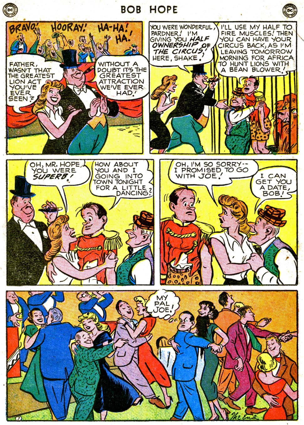 Read online The Adventures of Bob Hope comic -  Issue #7 - 38