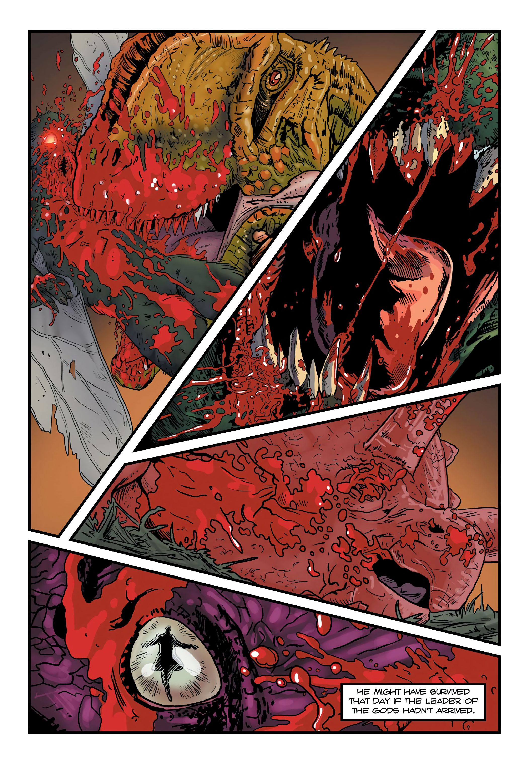 Read online Dinosaur Warrior comic -  Issue # TPB - 13