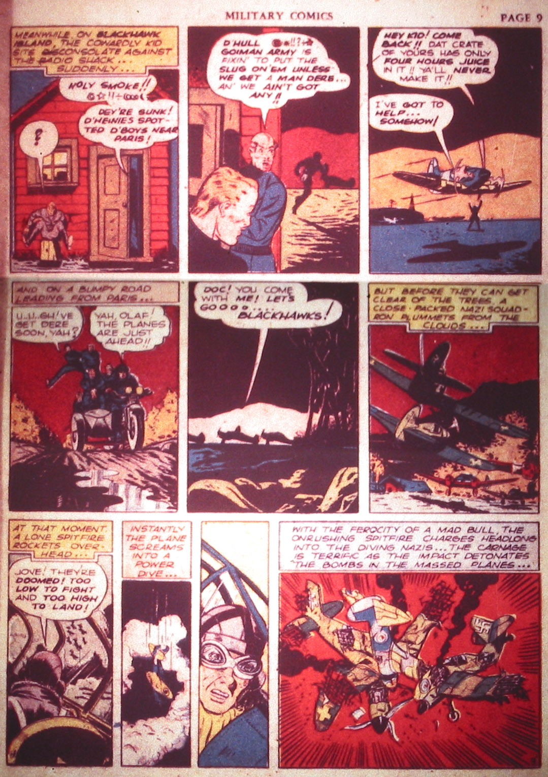 Read online Military Comics comic -  Issue #2 - 11