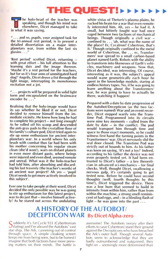 Read online The Transformers Annual comic -  Issue #1989 - 3