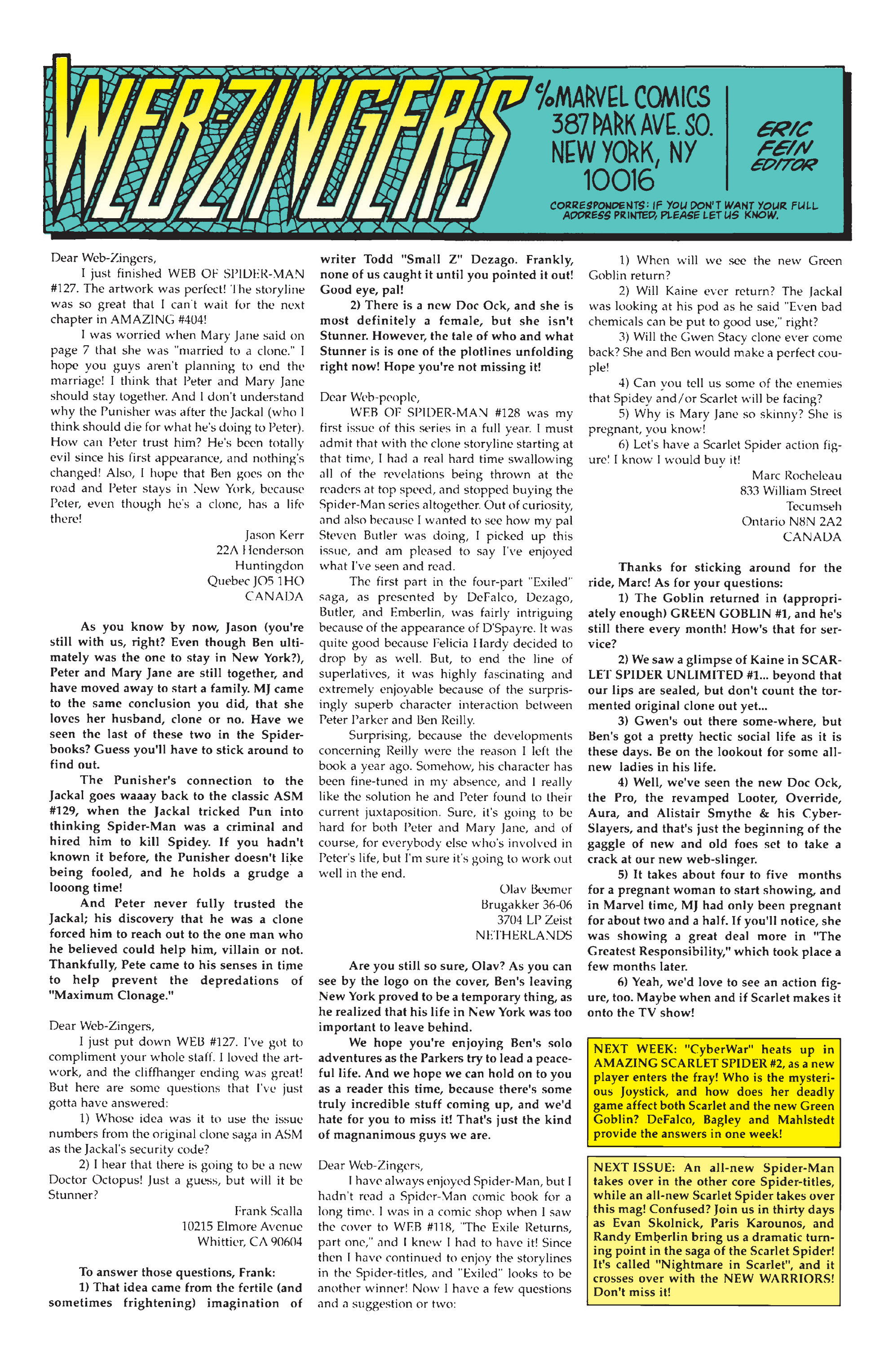 Read online The Amazing Spider-Man: The Complete Ben Reilly Epic comic -  Issue # TPB 1 - 226